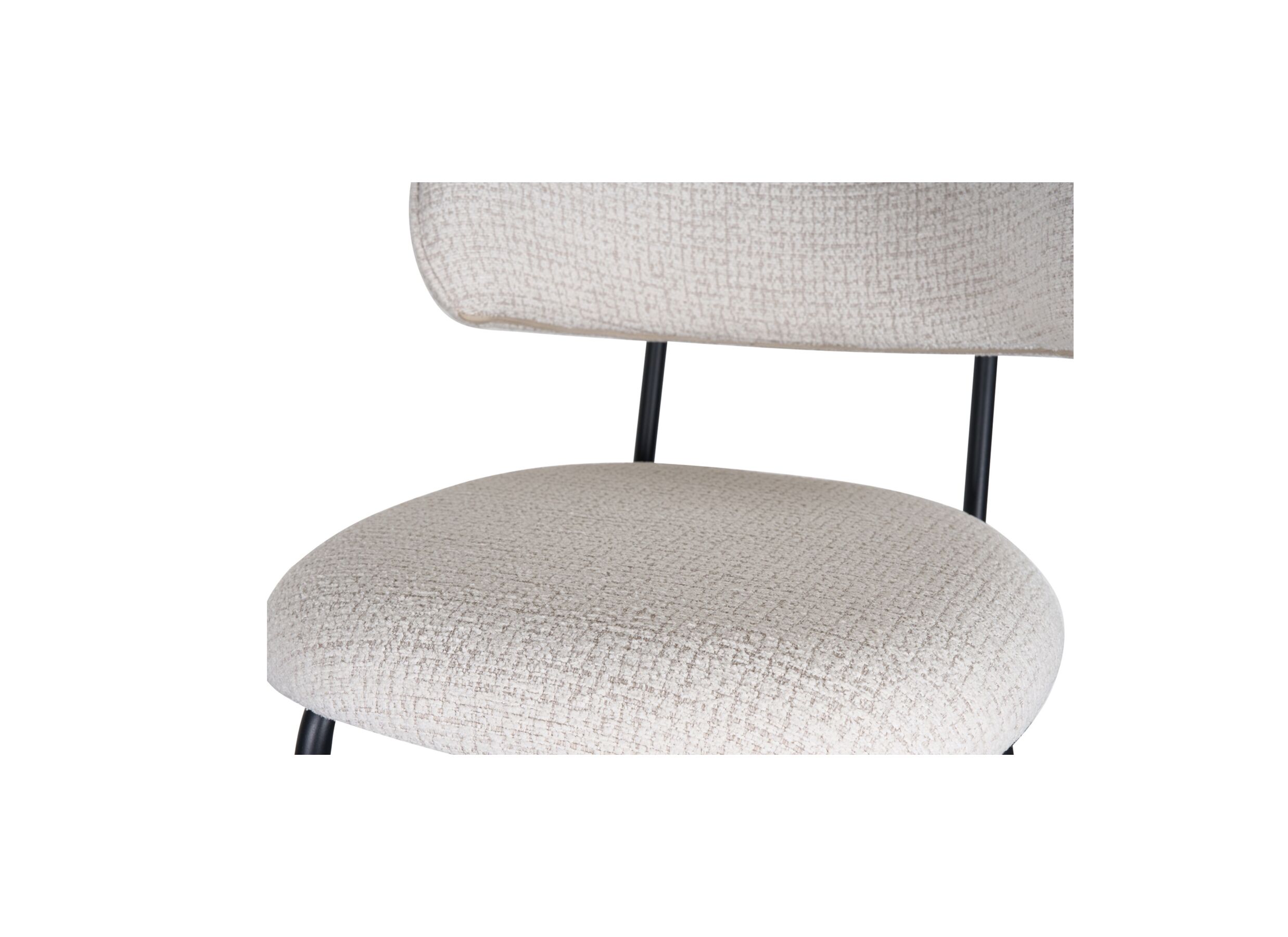 Aperçu - Chaise Suki 53x61,5x79cm - tissu - beige