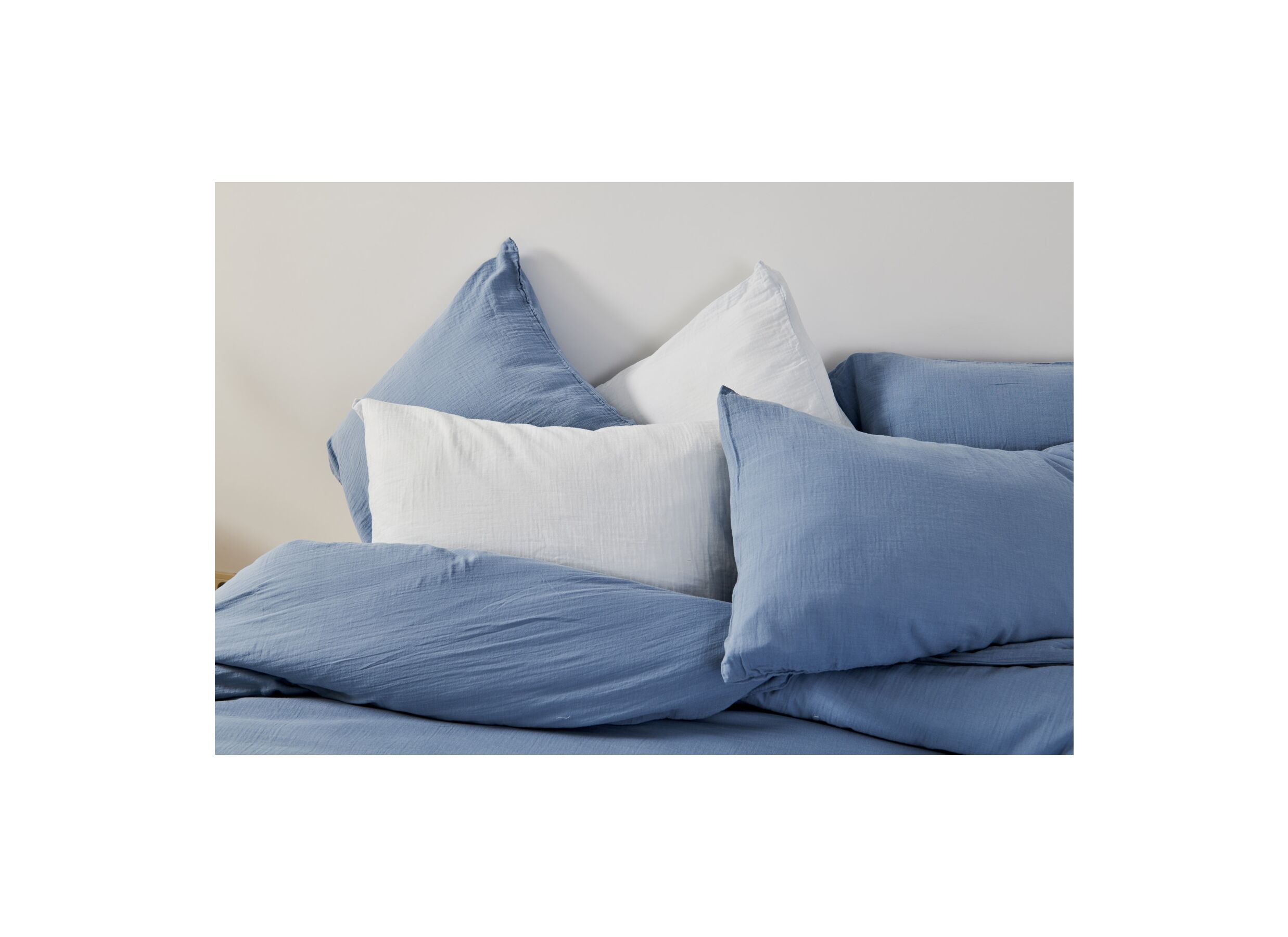 Aperçu - Housse de couette 240x200/220cm - tétra coton - jeans
