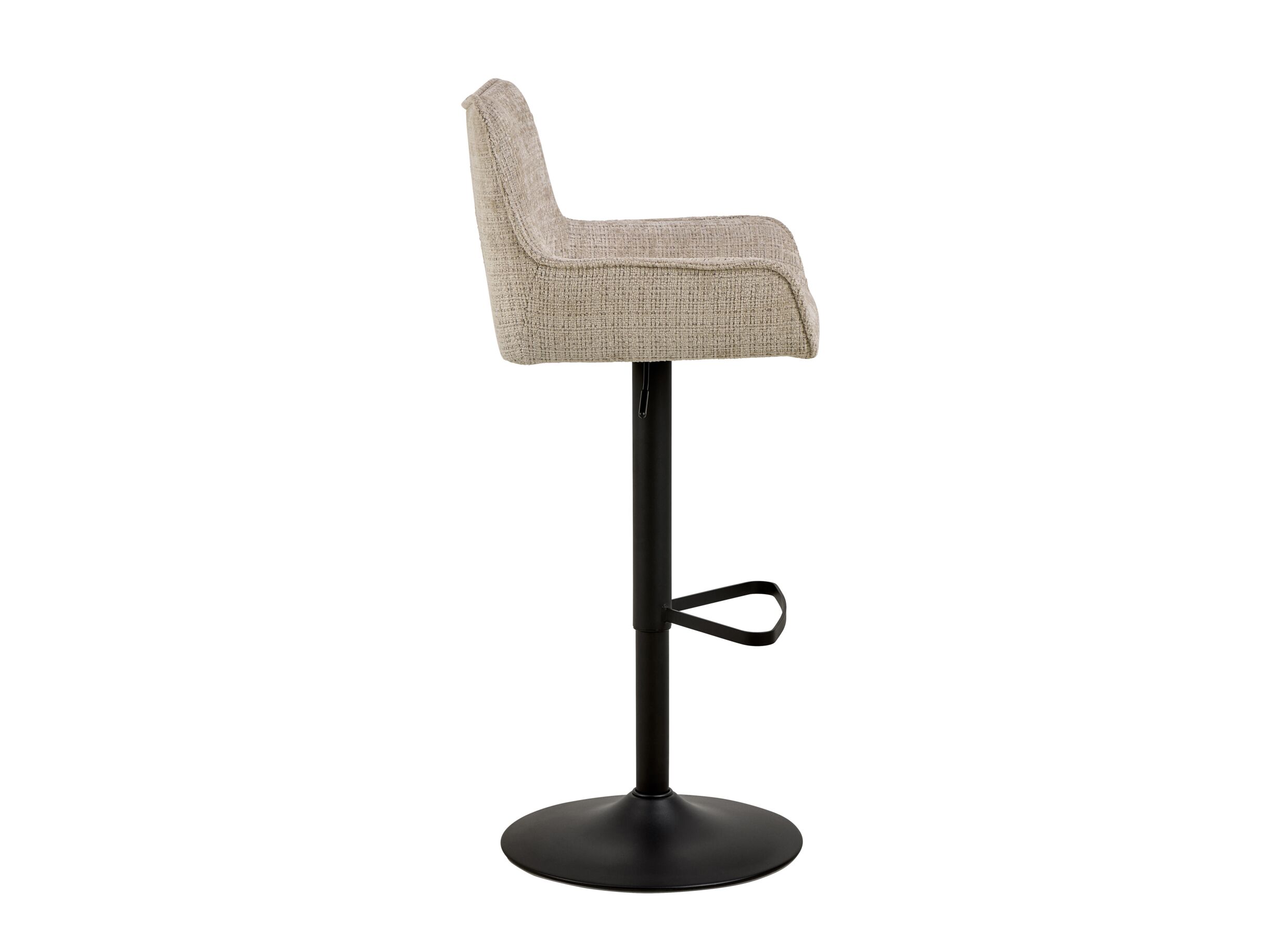 Aperçu - Chaise de bar HA64cm - tissu - beige