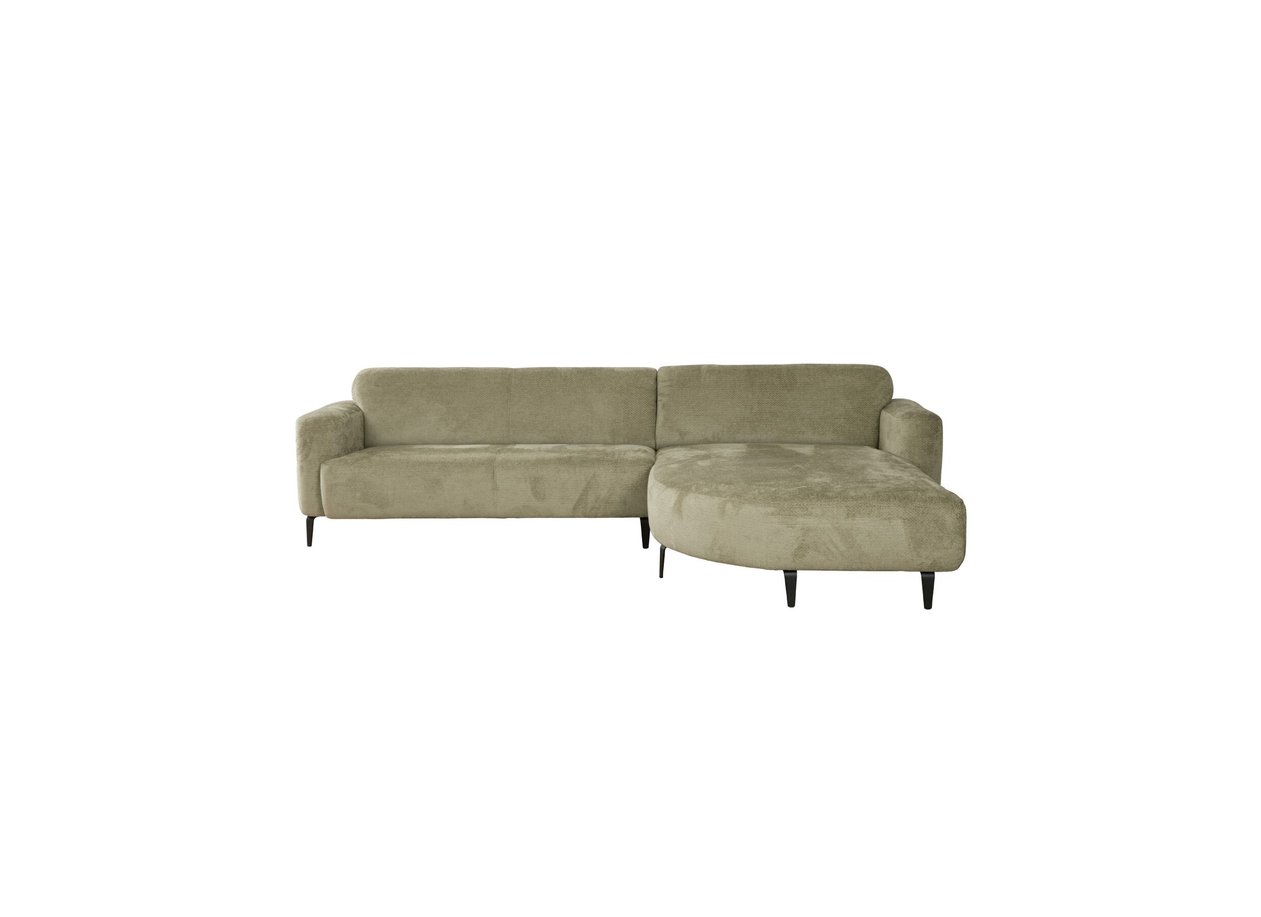 Aperçu - Canapé d'angle Leif 332x207cm - tissu - vert