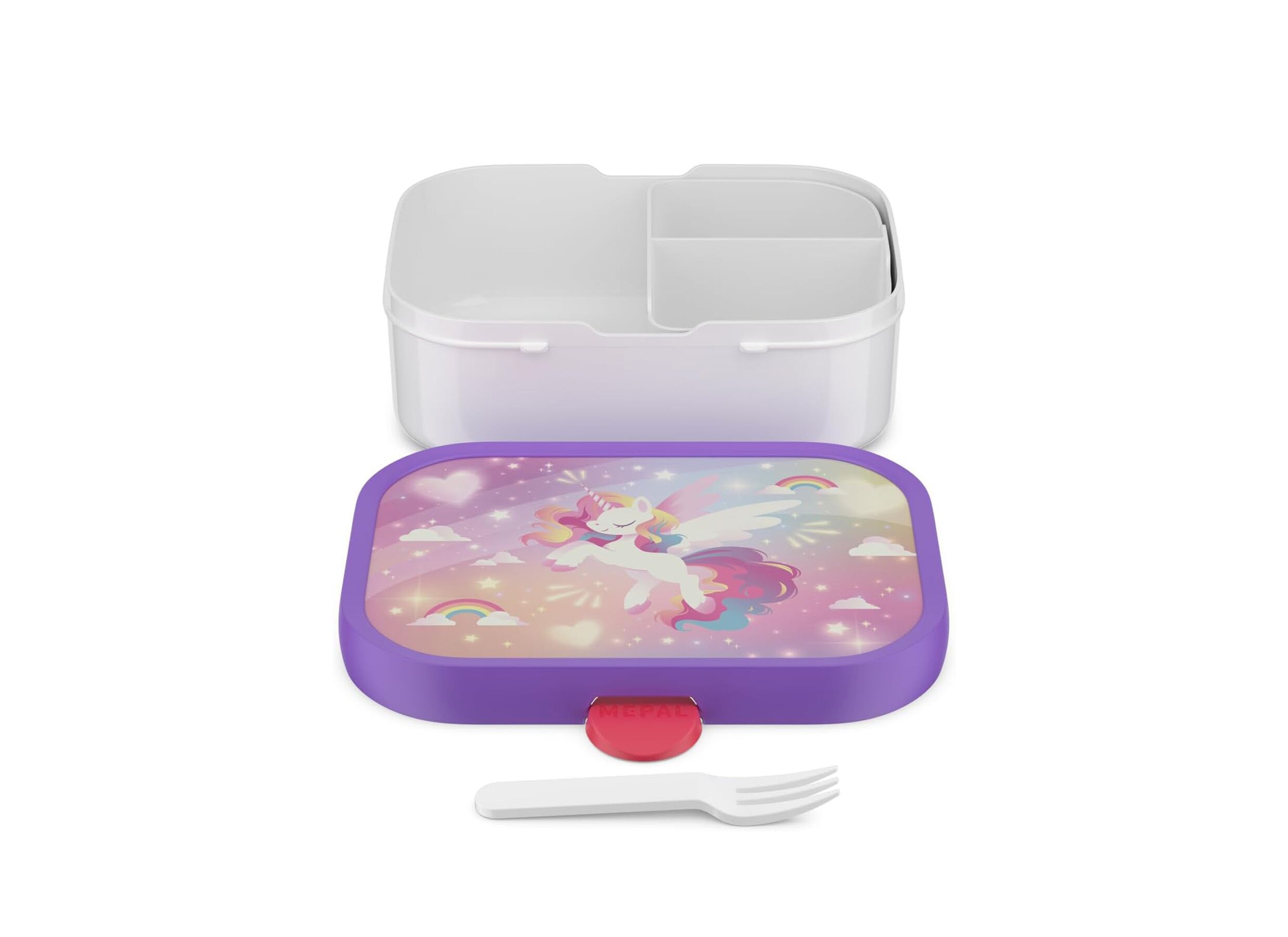 Indeling - Lunchbox Campus 0,75L - kunststof - unicorn glown