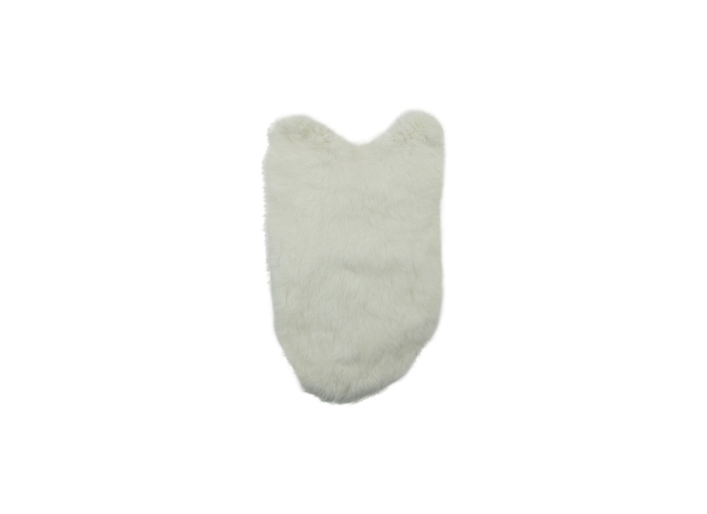 Fourrure de lapin 30x40cm blanc - Fourrure de lapin 30x40cm blanc