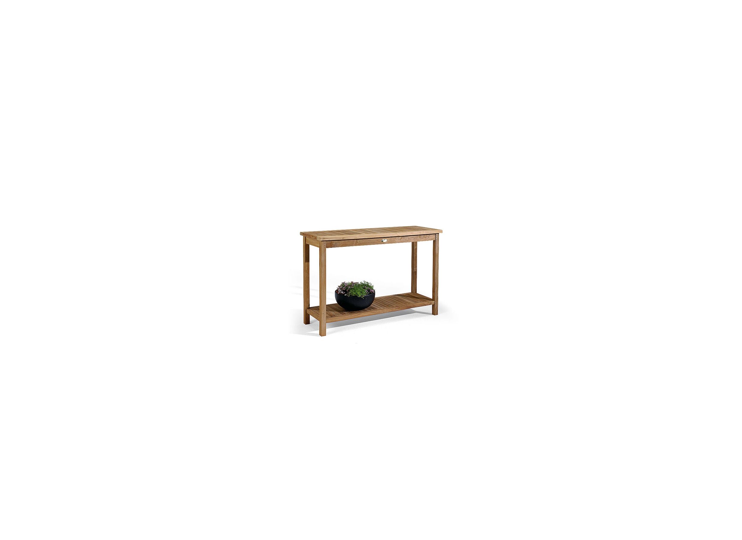 Foto ambiance - Table d'appoint Garden 120x40cm - naturel - teck massif