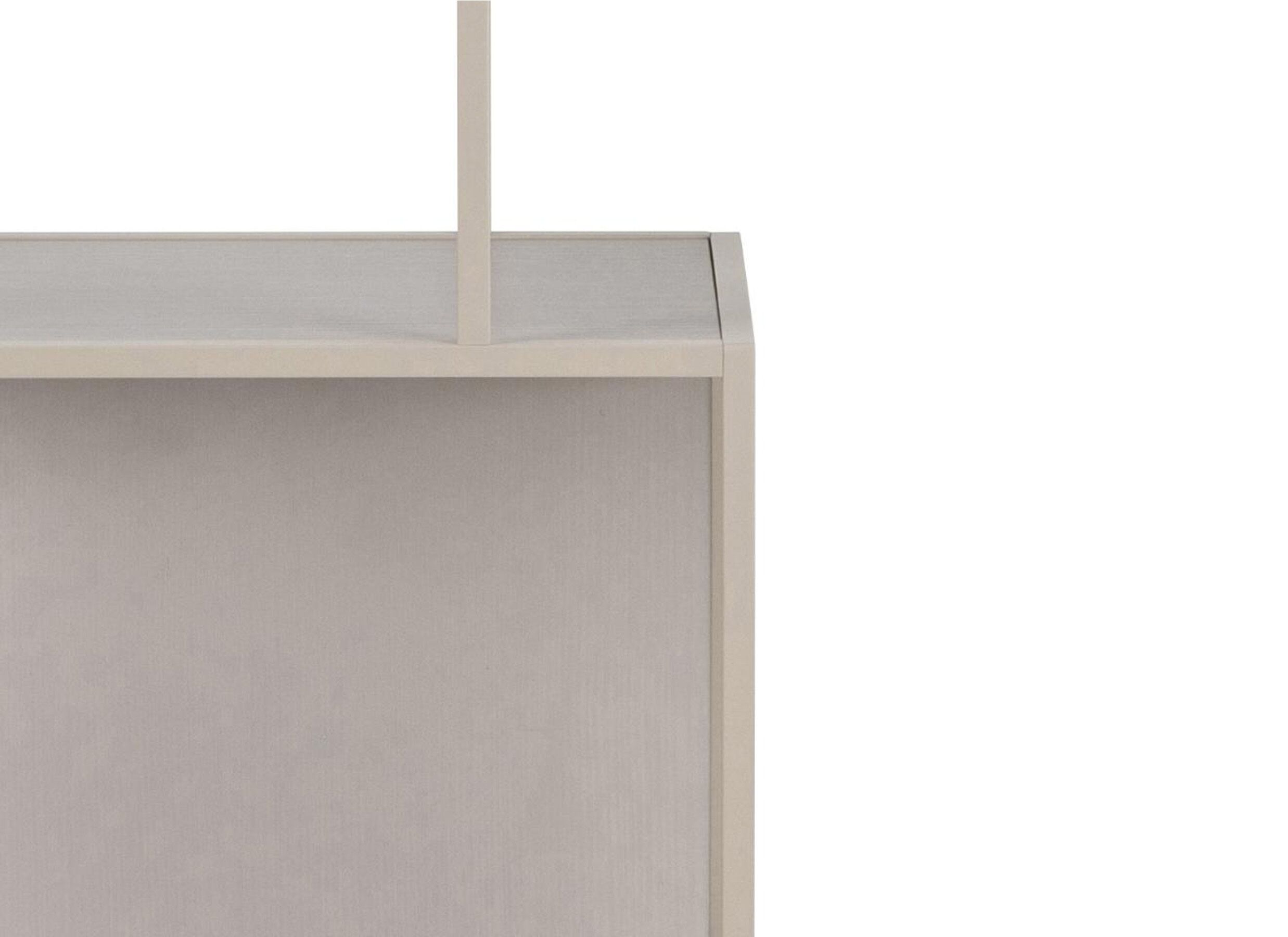 Detail - Étagère 77x35x185cm - acier poudré - gris