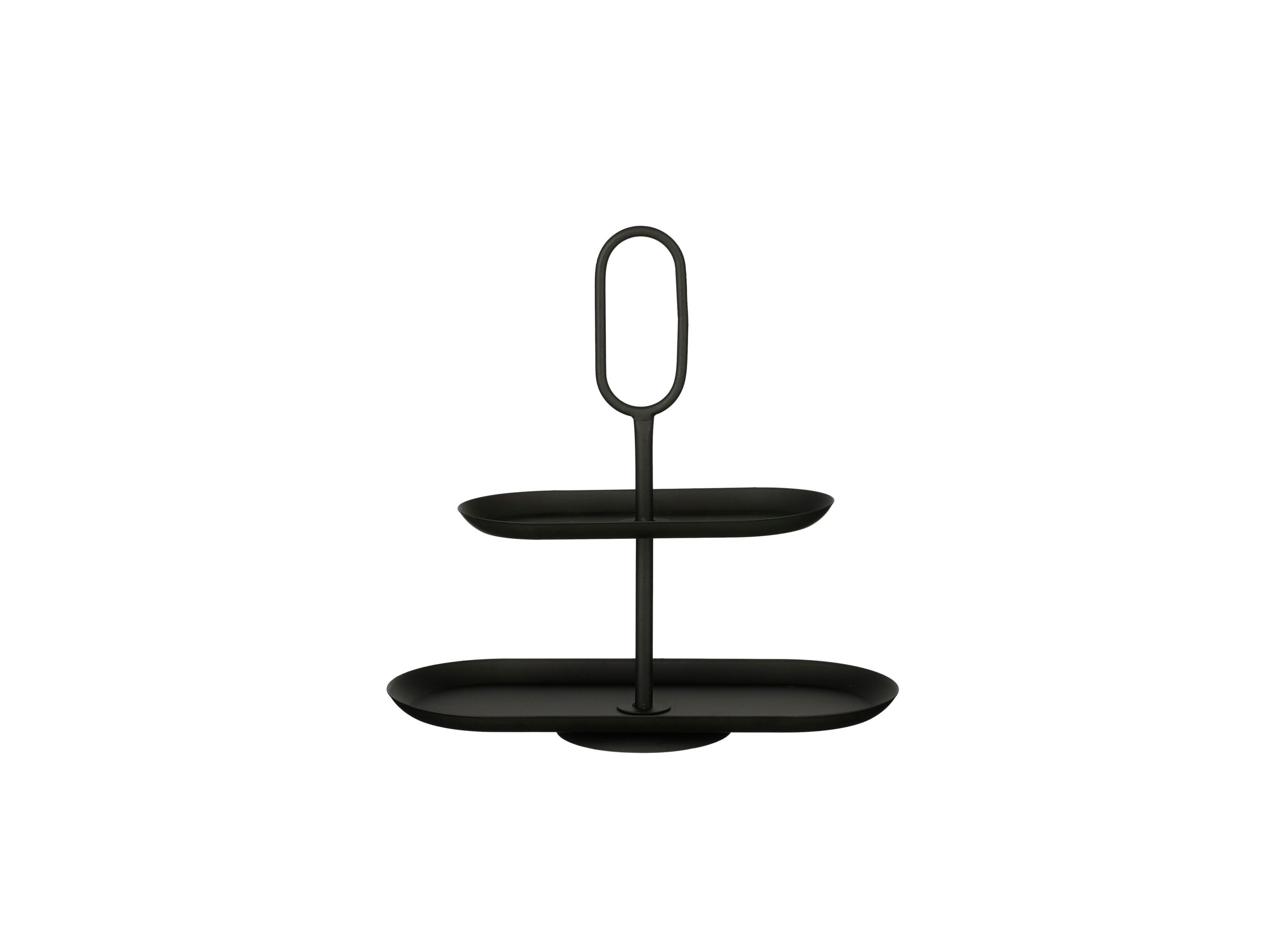 Plus Important - Étagère Rama 38x17x37cm - fer - noir