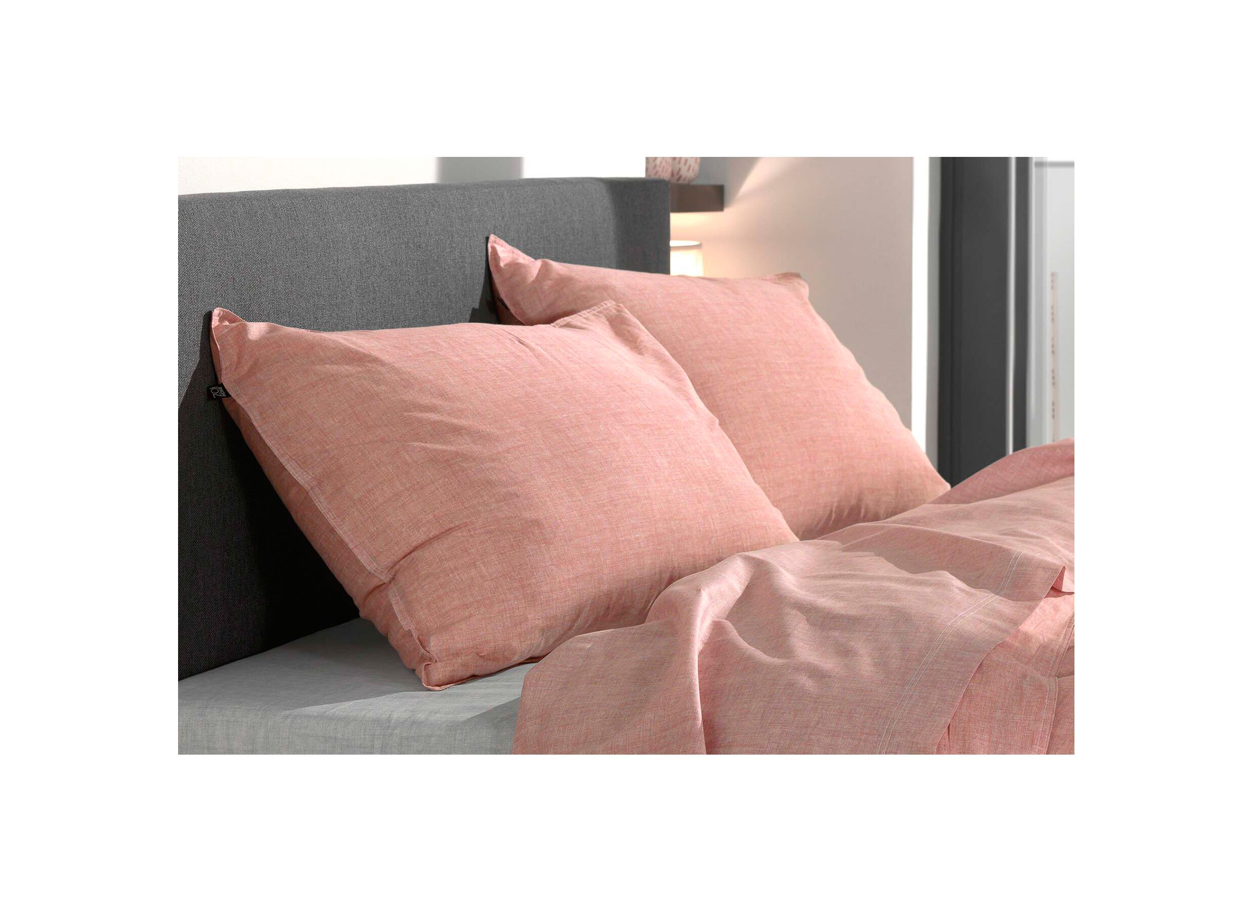 Foto ambiance - Taie d'oreiller 70x60cm vieux rose