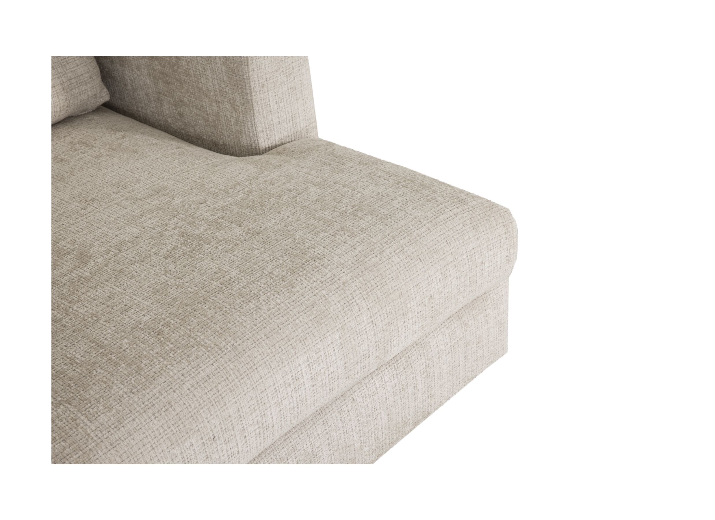Detail - Canapé d'angle New Polo 430x226cm - tissu - beige