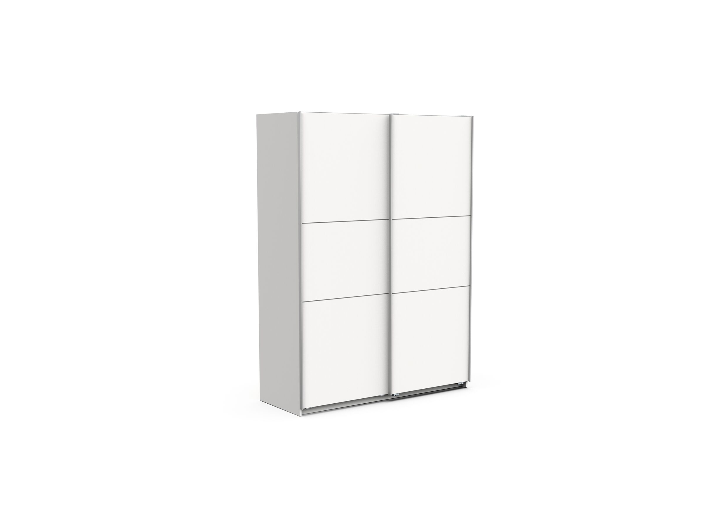 Armoire à portes coulissantes Ghost 150cm - Armoire à portes coulissantes Ghost 148cm - décor - blanc