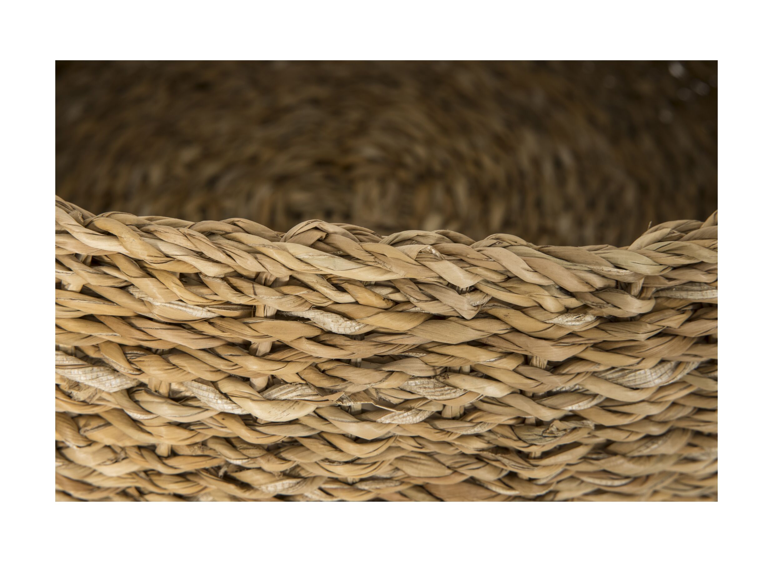 Detailfoto - Opbergmand Ophelia set van 2 - zeegras - naturel