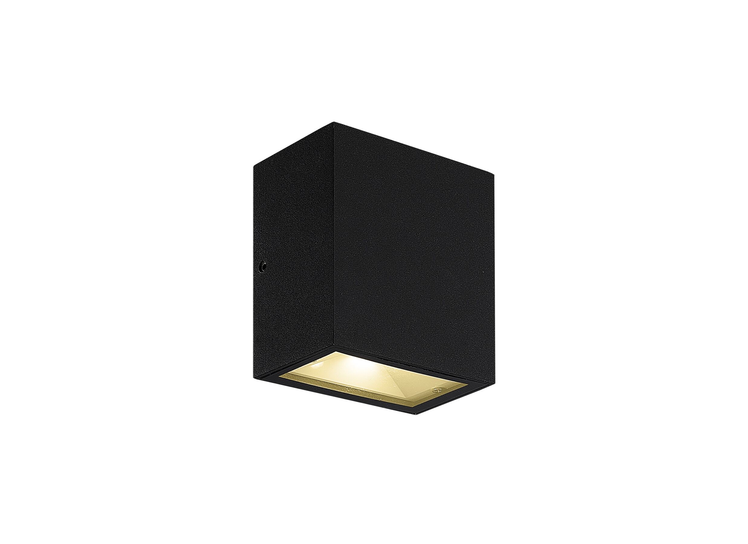 Wandlamp Milos zwart 2x4,5W CREE LED