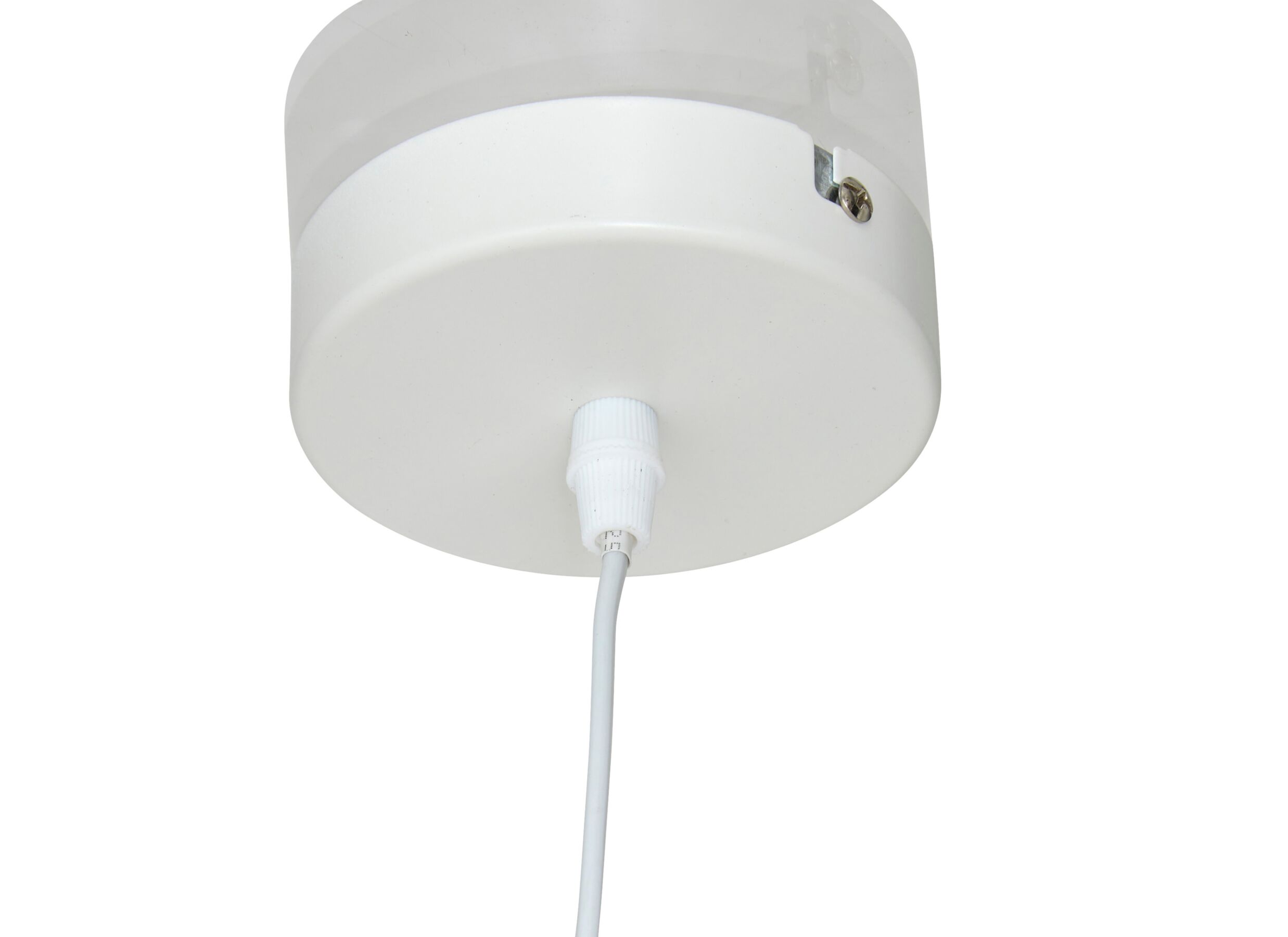 Detailfoto - Hanglamp kinderkamer Toxey Ø28xH28cm - bouclé - wit