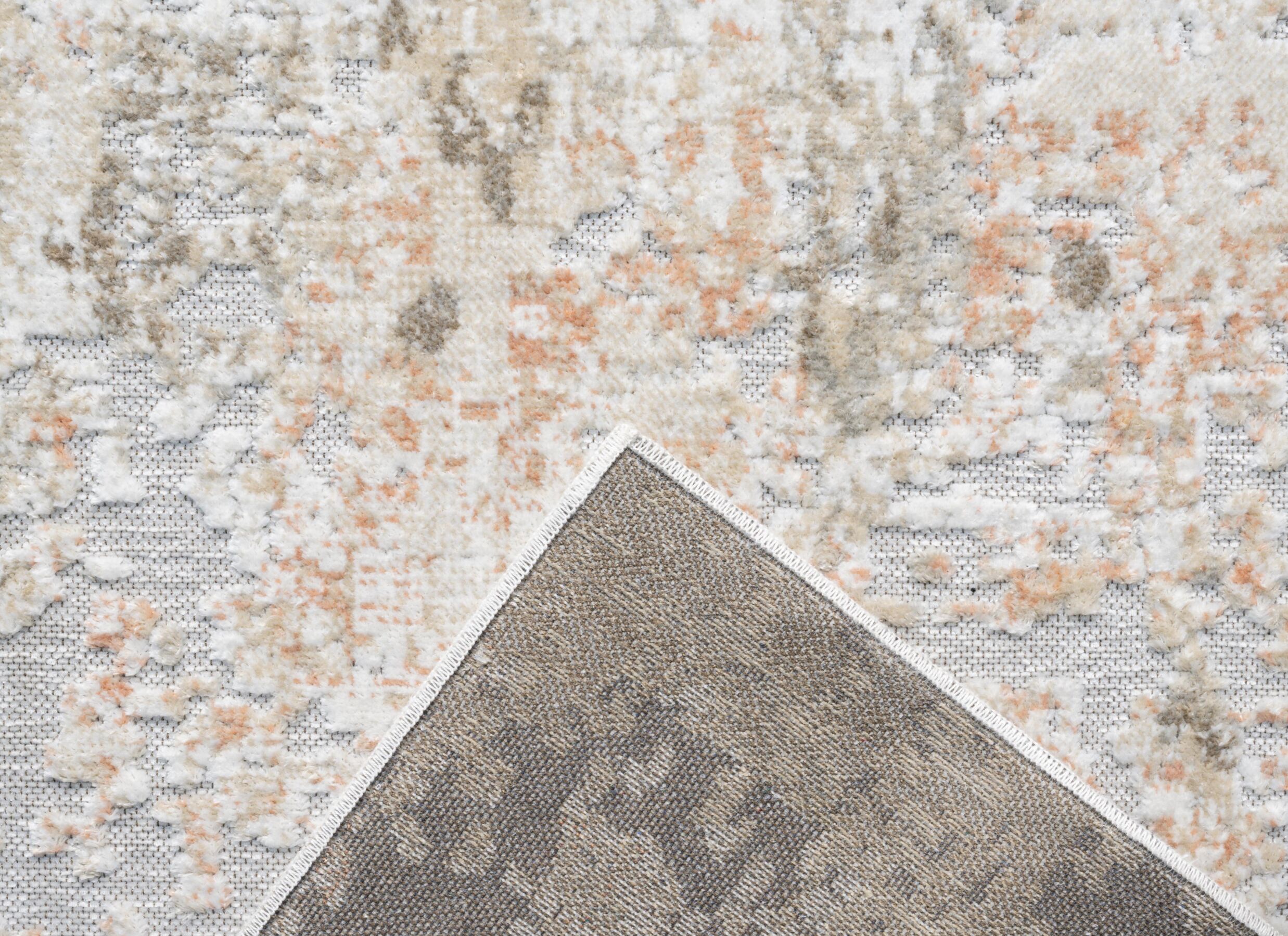 Detailfoto - Tapijt Otavio 67x210cm - polyester - beige