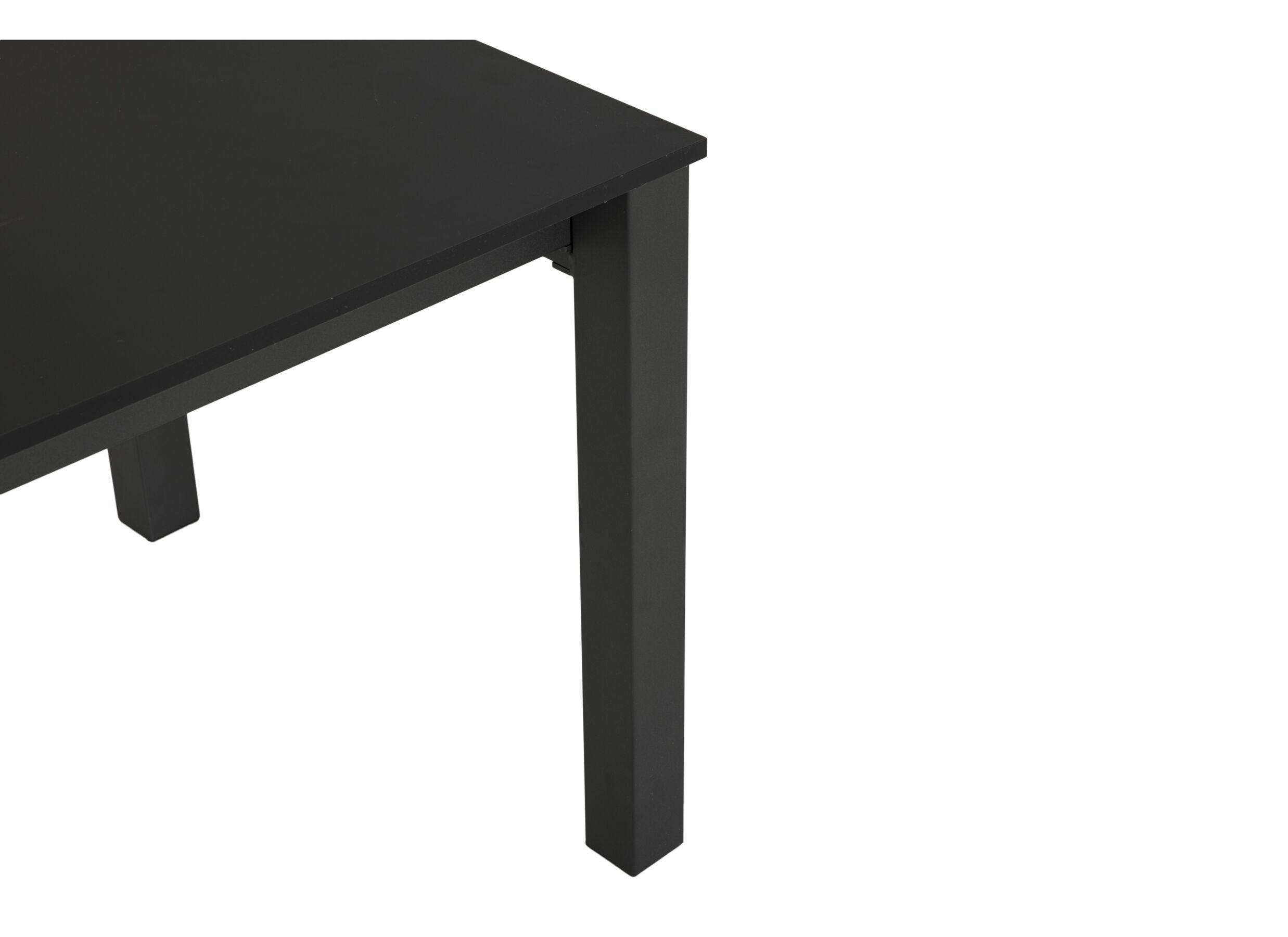 Tafel Alicante 150/200/250x90cm - HPL - zwart