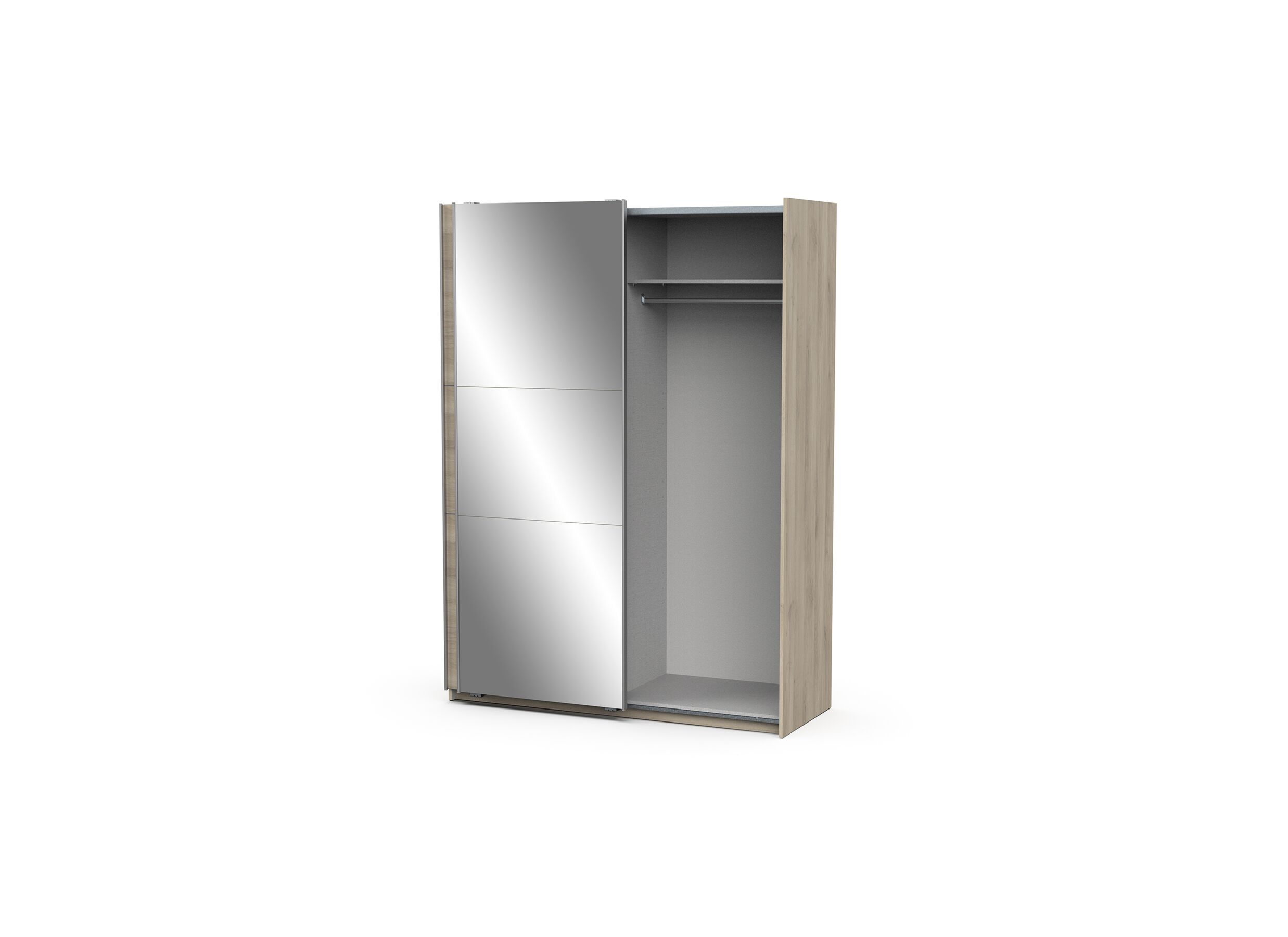 Armoire à portes coulissantes Ghost 148cm - décor - chêne de kronberg