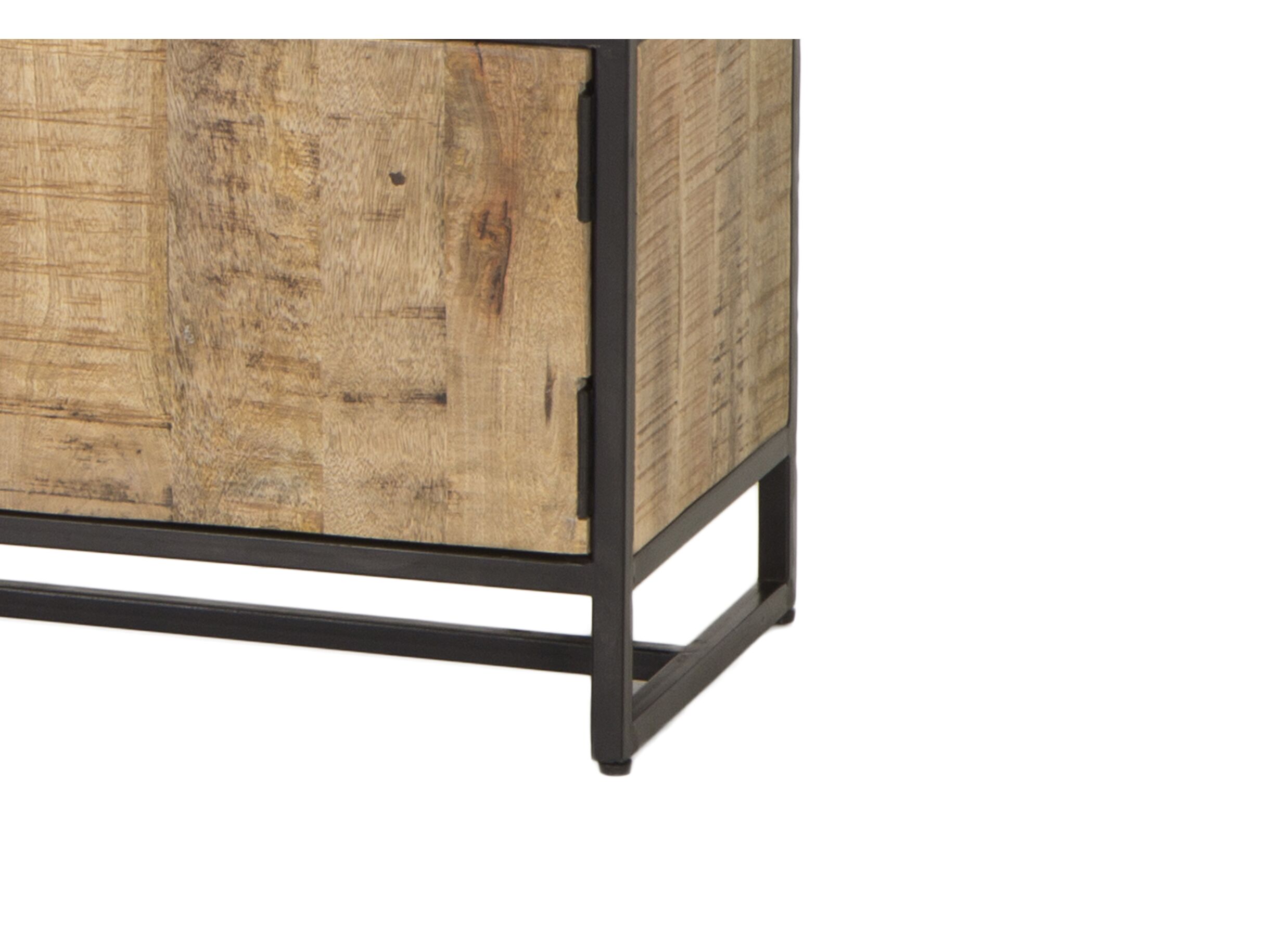 Meuble TV Woodcraft 190cm - manguier massif - brun