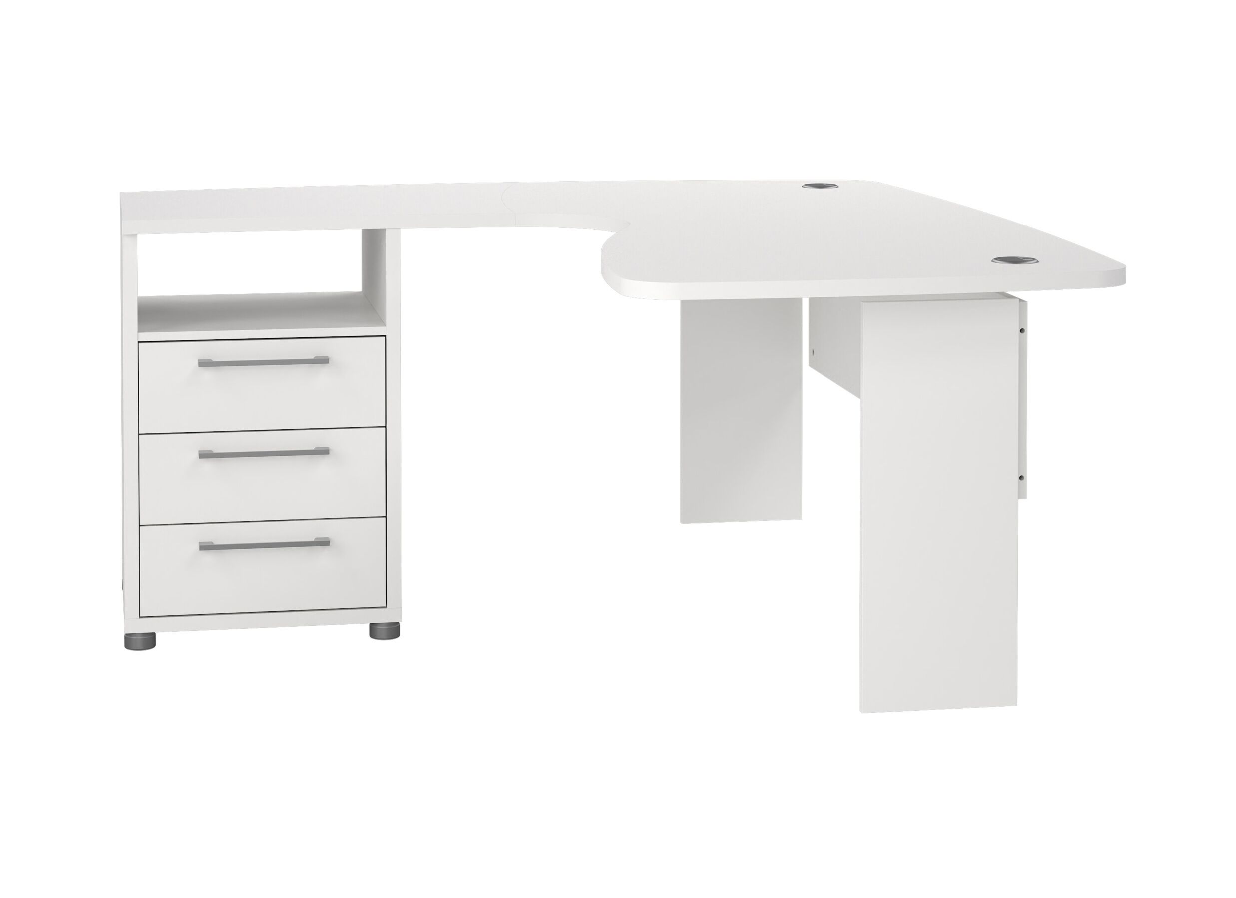 Overzichtsfoto - Hoekbureau Prima decor - wit
