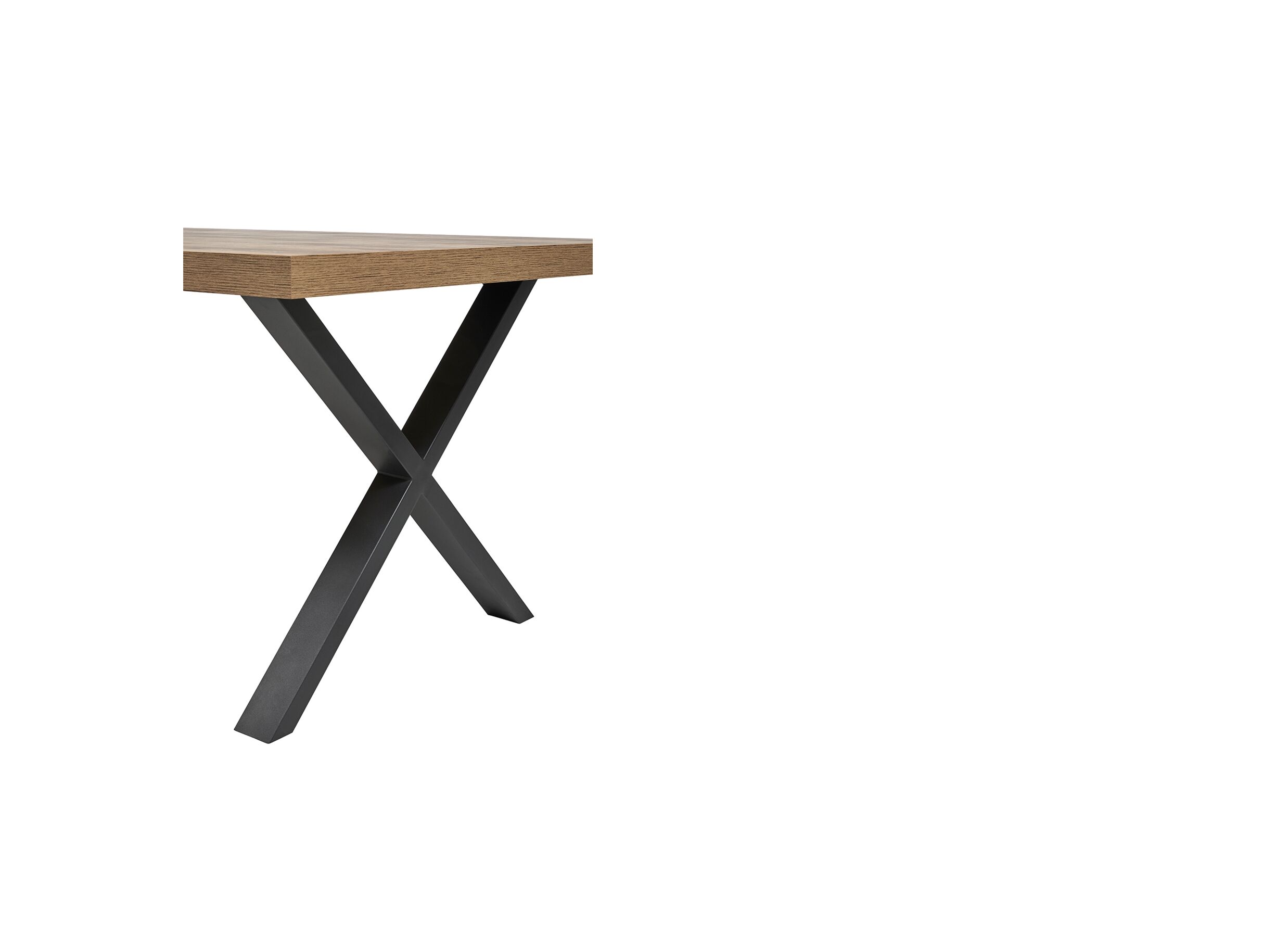 Table 230x100cm - film décoratif - brun