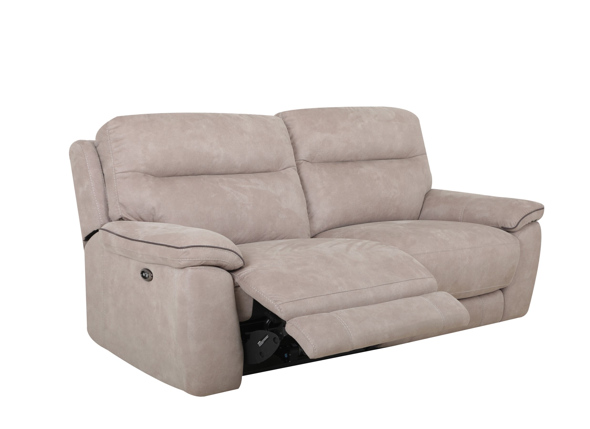 Overzichtsfoto - Zetel Judd 2,5-zit - stof - silver grey met relax