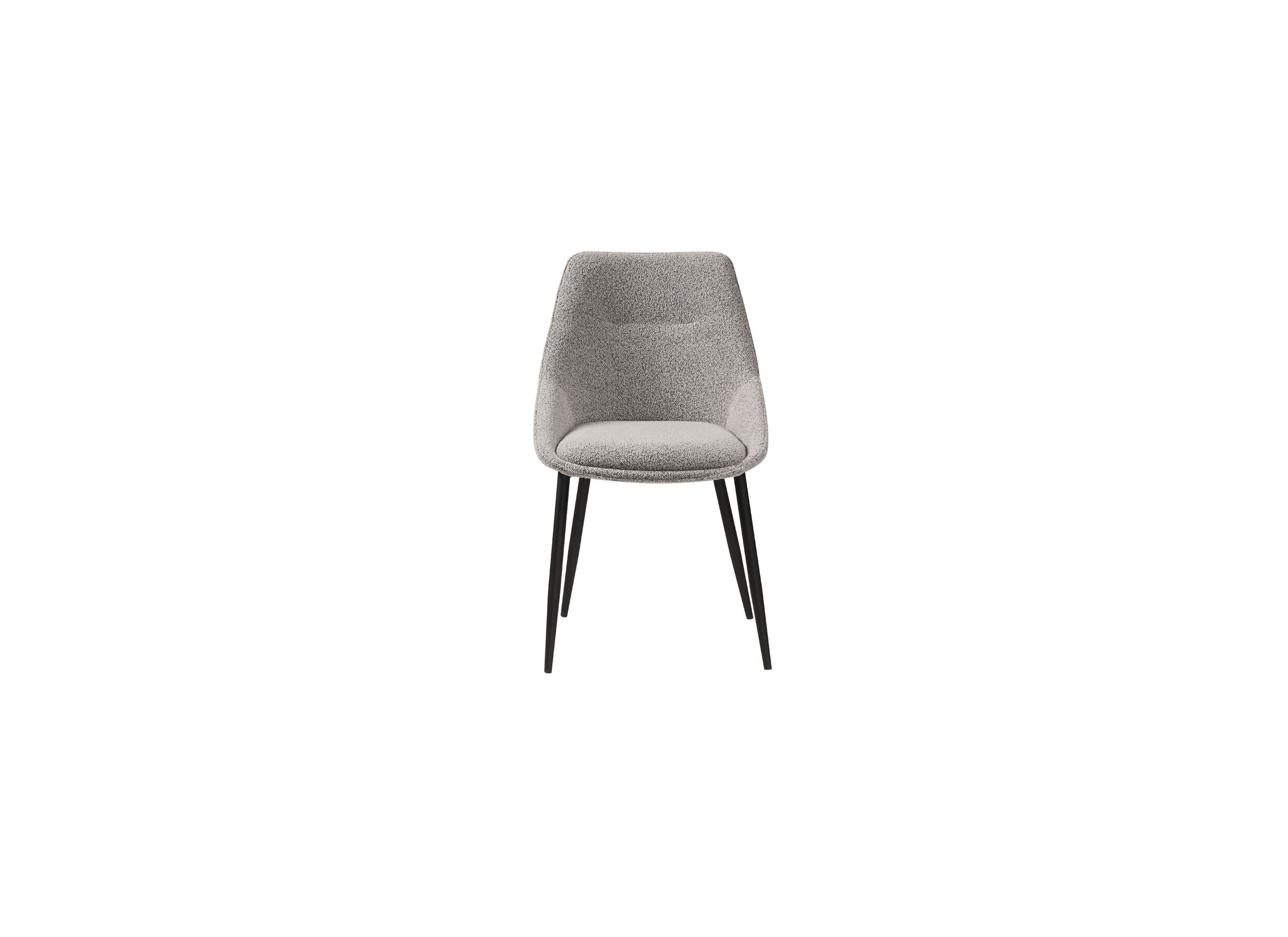 Stoel Figo 50x47x87cm - stof - grijs