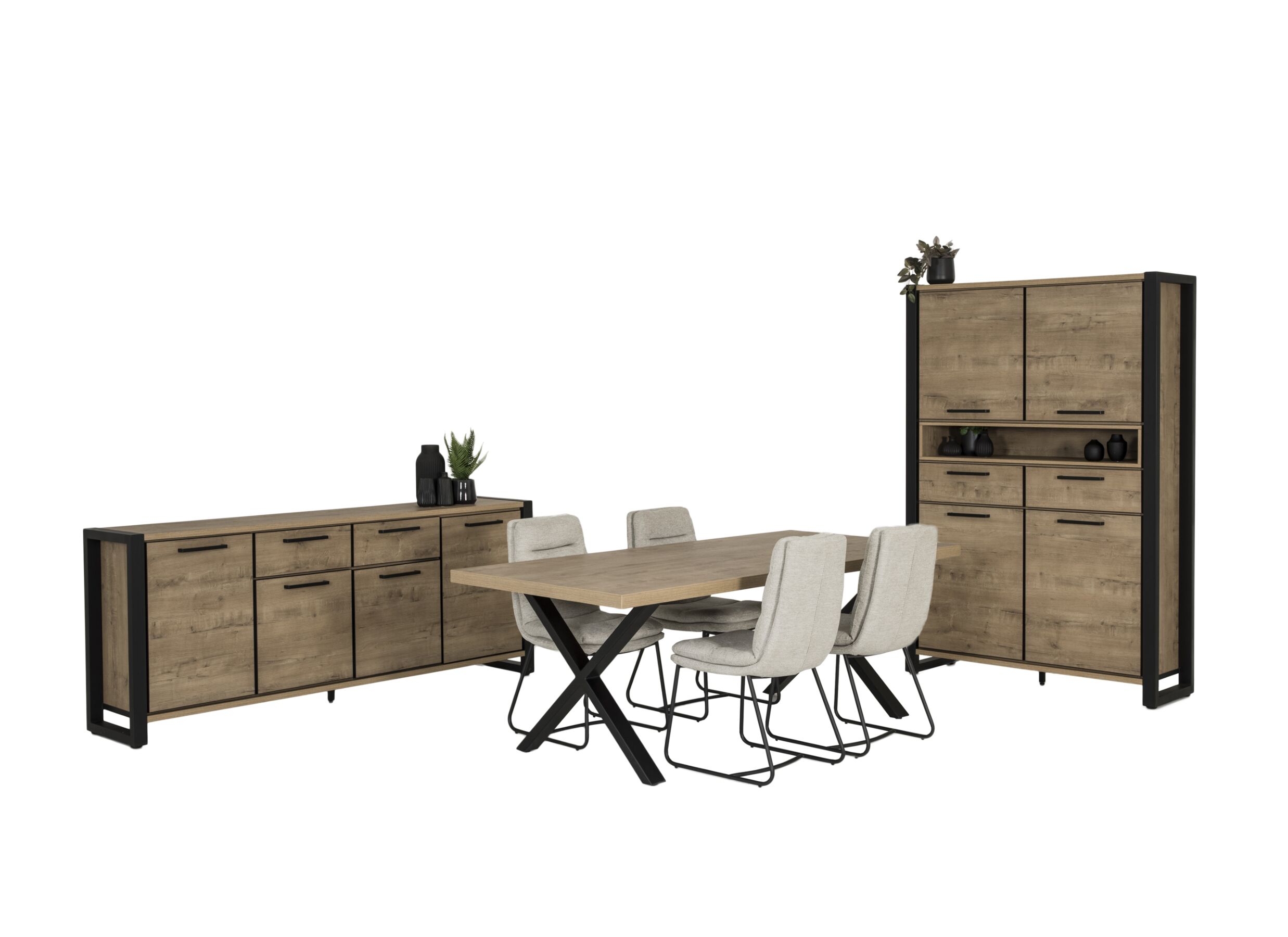 Setfoto - Dressoir Cronos 218cm - decor eik - naturel
