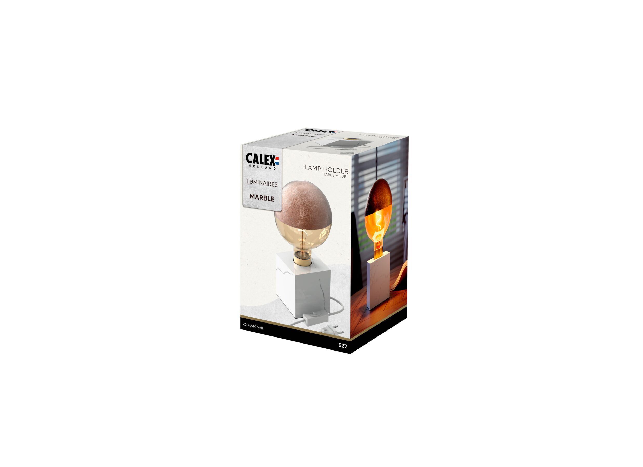 Tafellamp Marble E27 H9cm