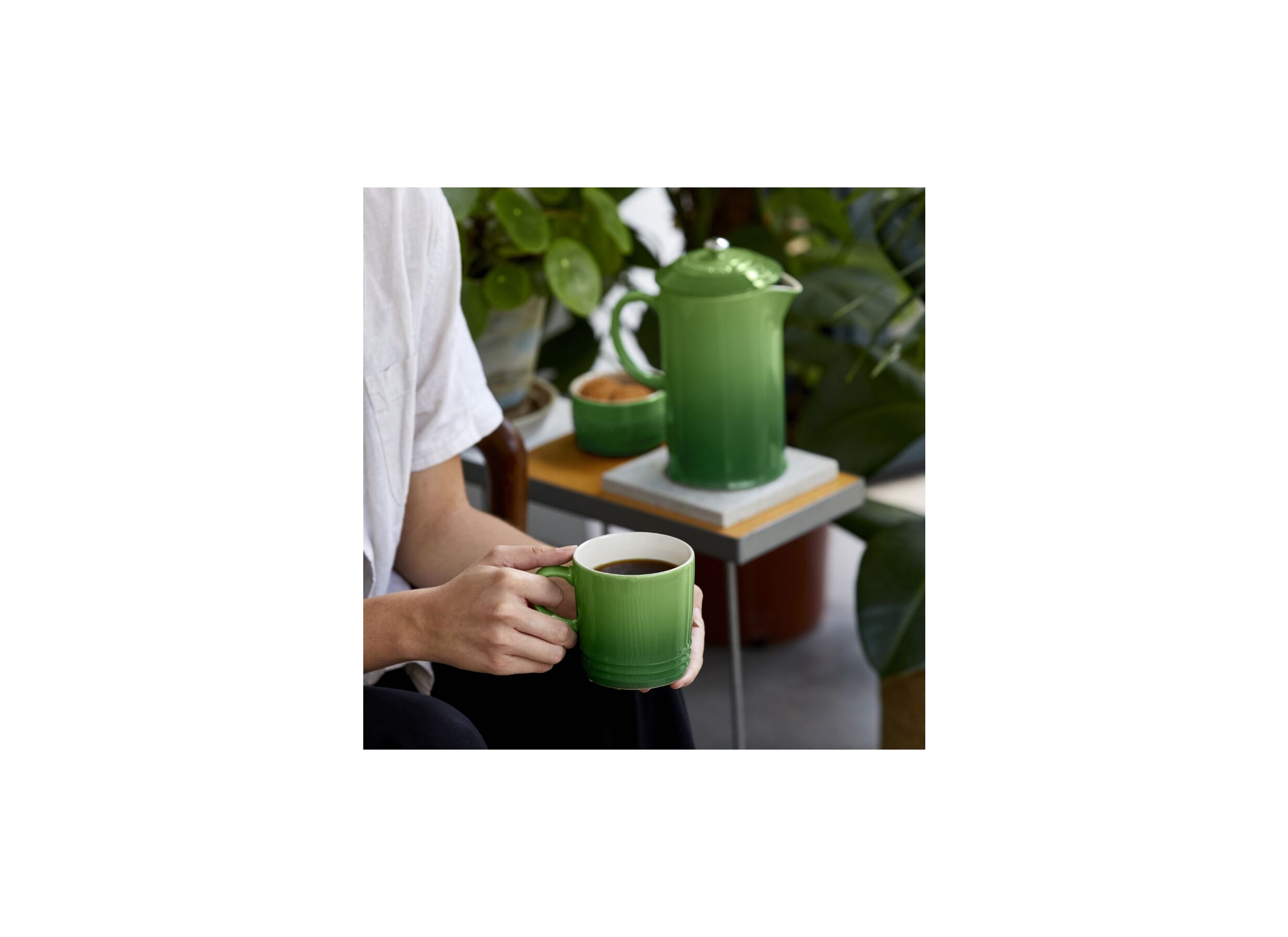 Foto ambiance - Mug Le Creuset 35cl bamboo
