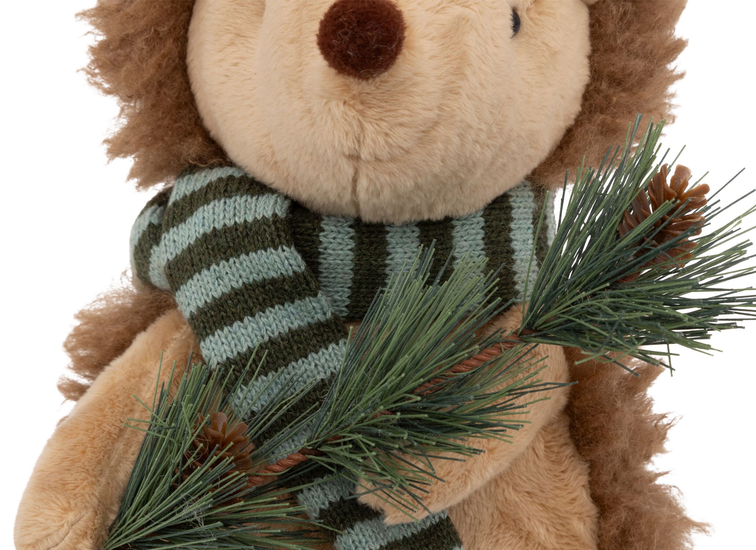 Detailfoto - Herfstdecoratie Egel H50cm - stof - multicolor