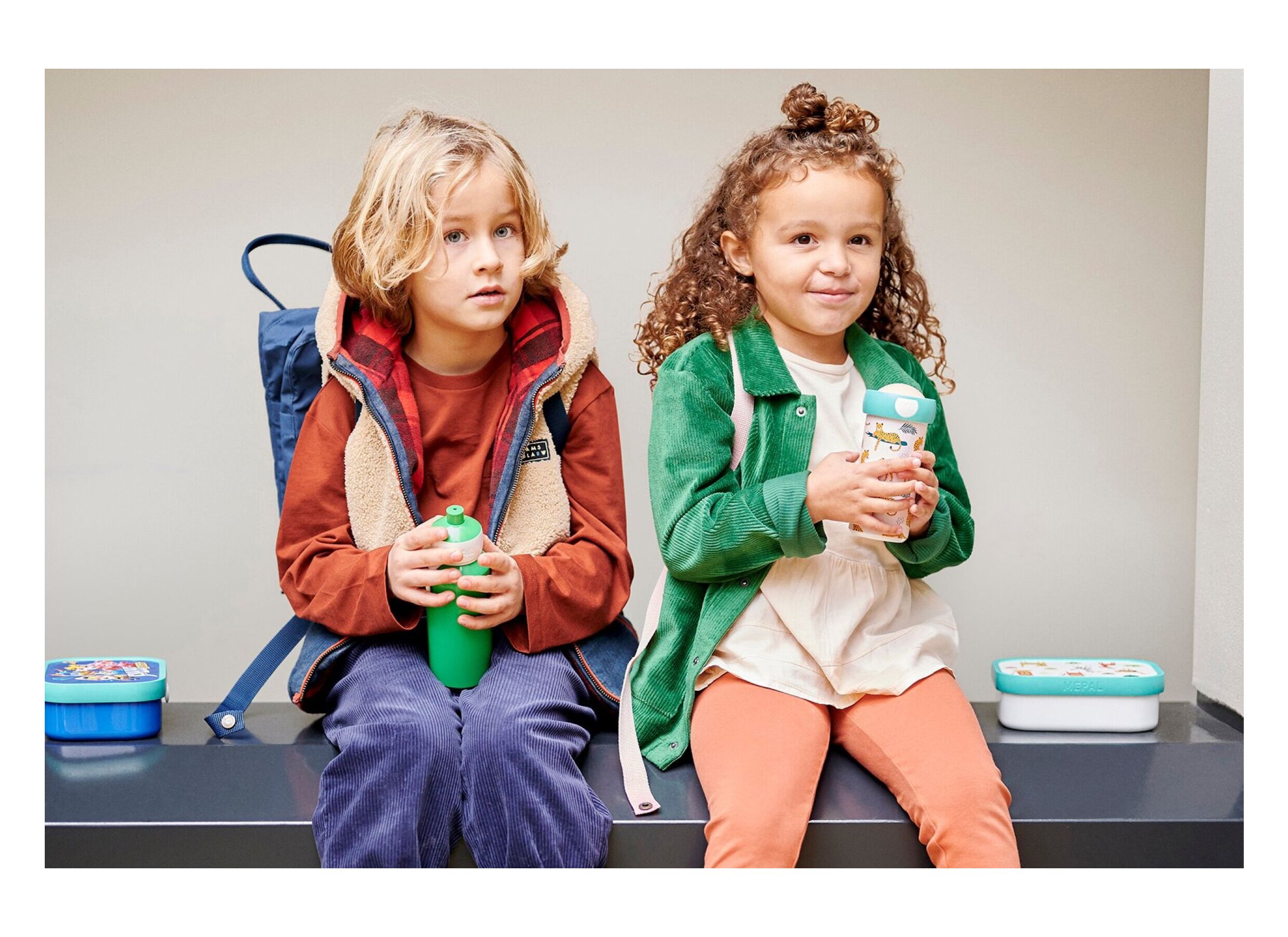 Sfeerfoto - Drinkfles Pop-Up Campus 400ml Animal Friends