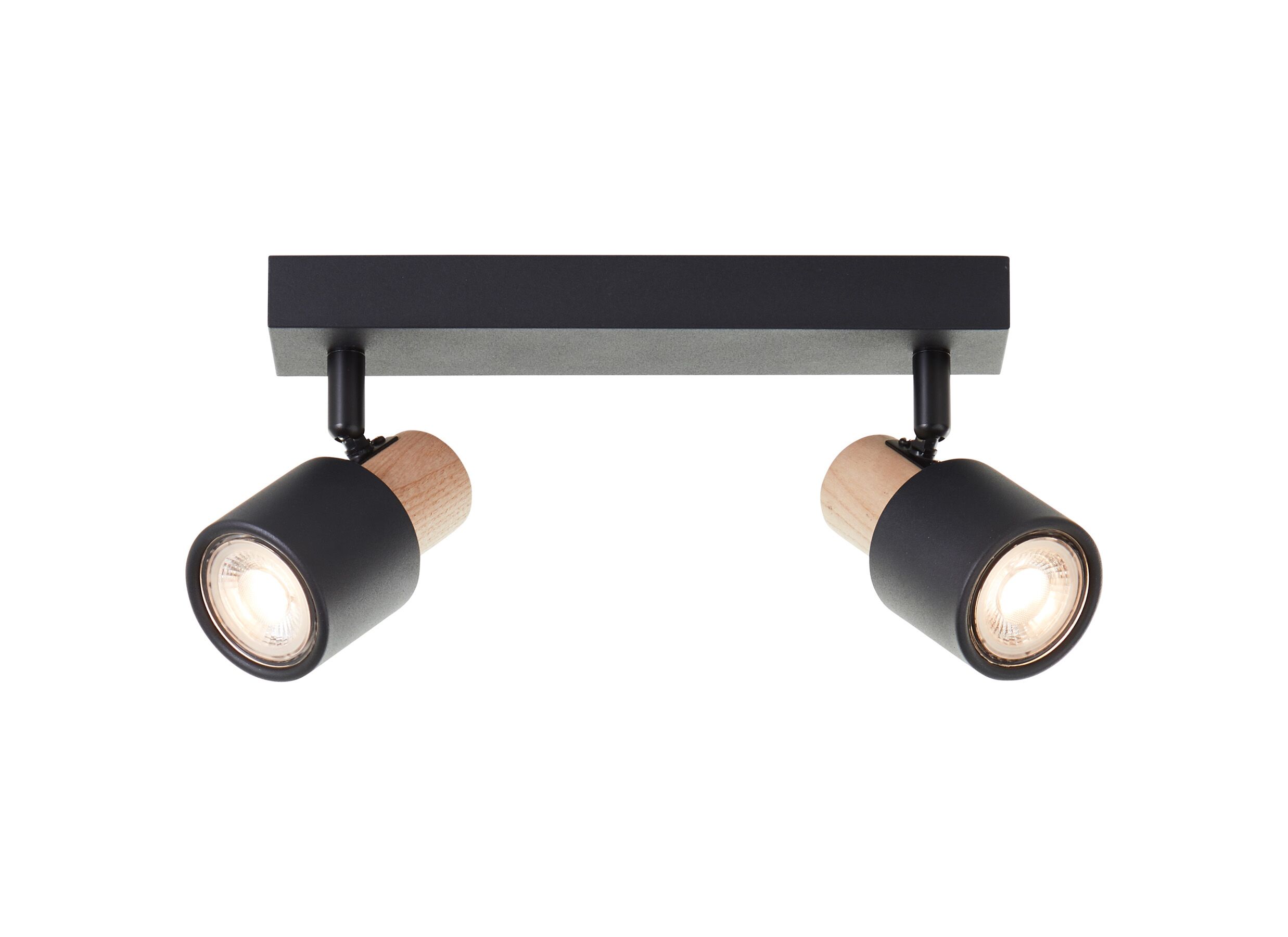 Opbouwspot Pini met 2 spots 10W GU10 - Spot Pini avec 2 spots 10W GU10