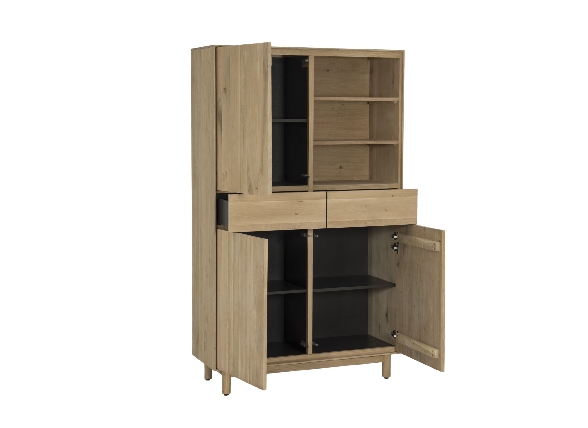 Indeling - Barkast Summer 120cm - eik massief & decor - naturel