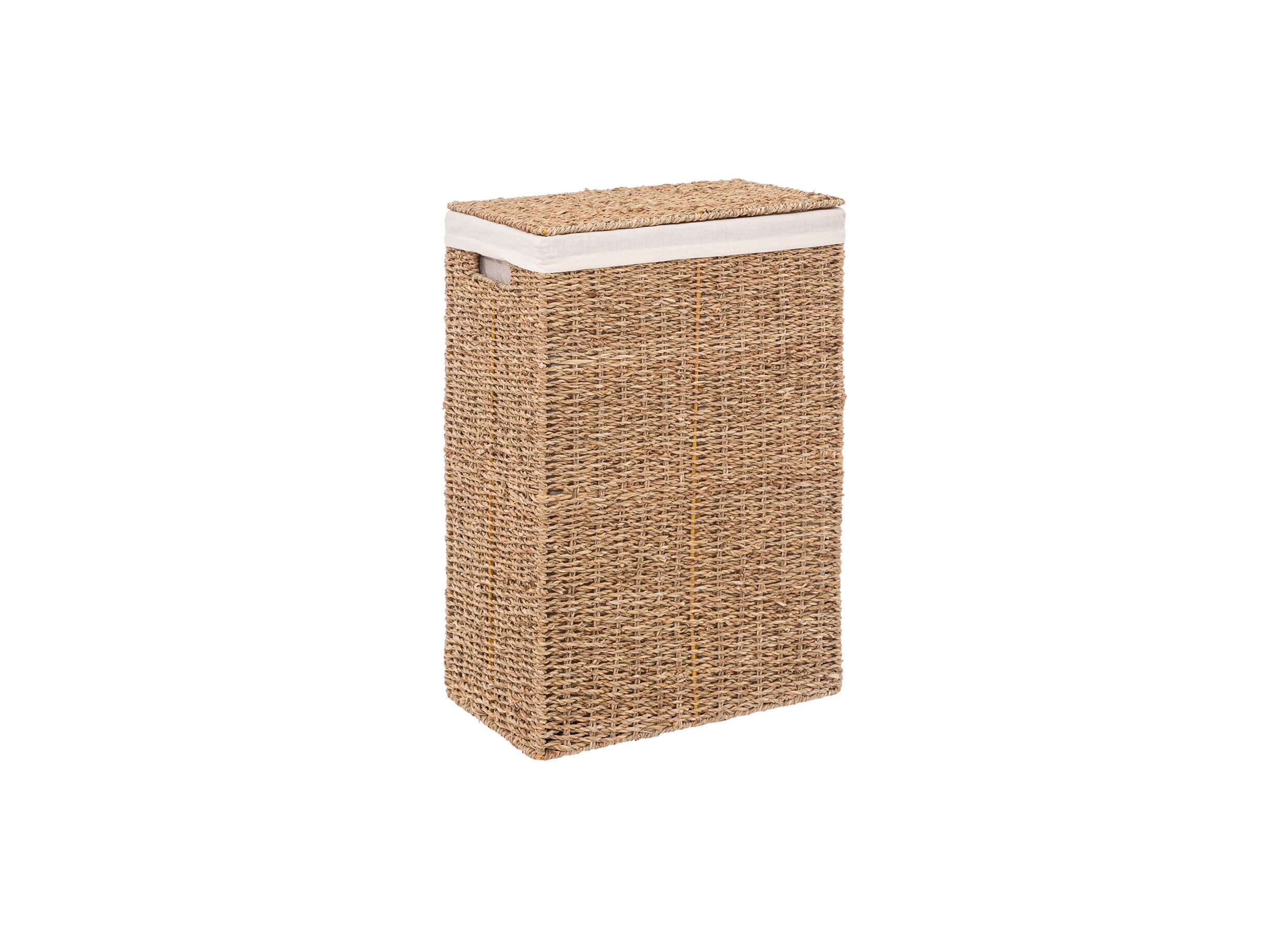Panier à linge 38x22x55cm brun - Panier à linge 38x22x55cm brun