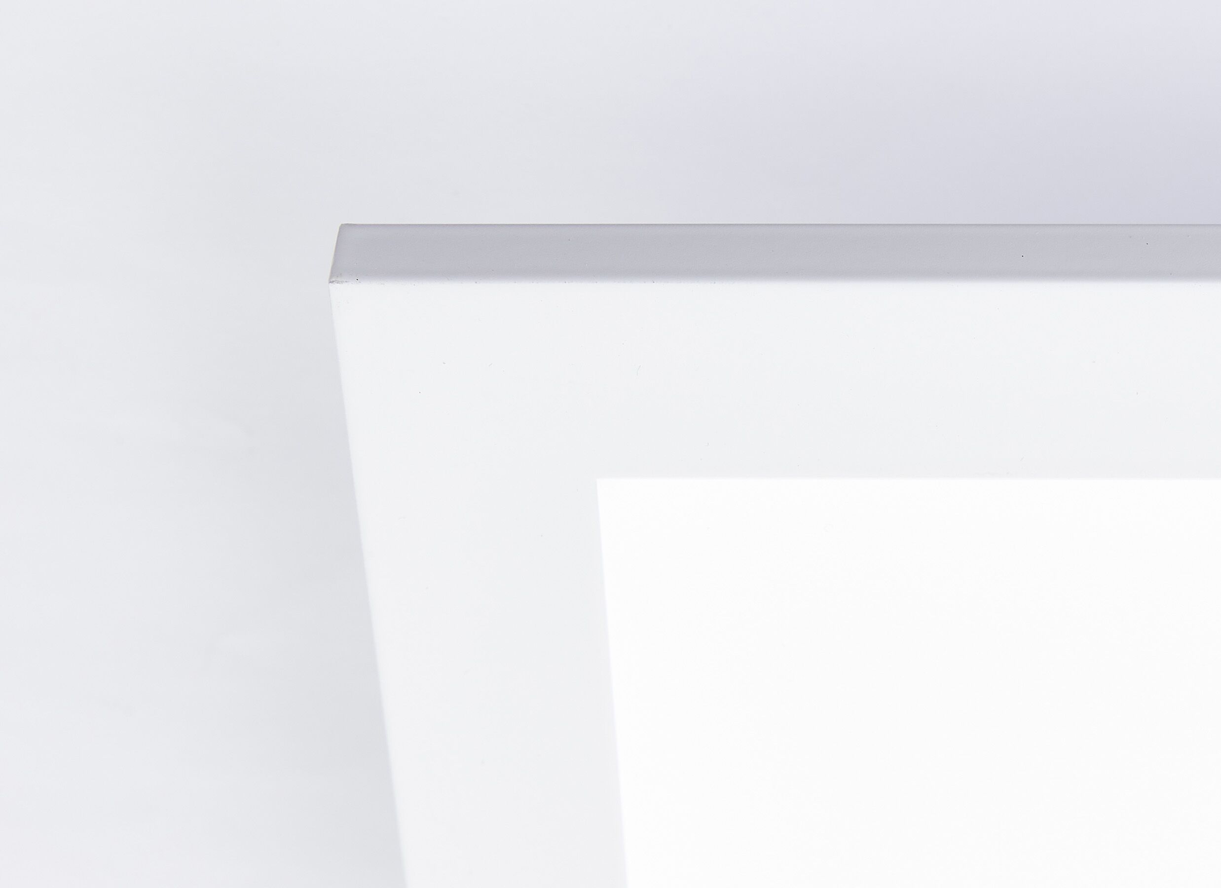 Detailfoto - Plafondlamp Briston 60x60x5cm - kunststof & metaal - wit