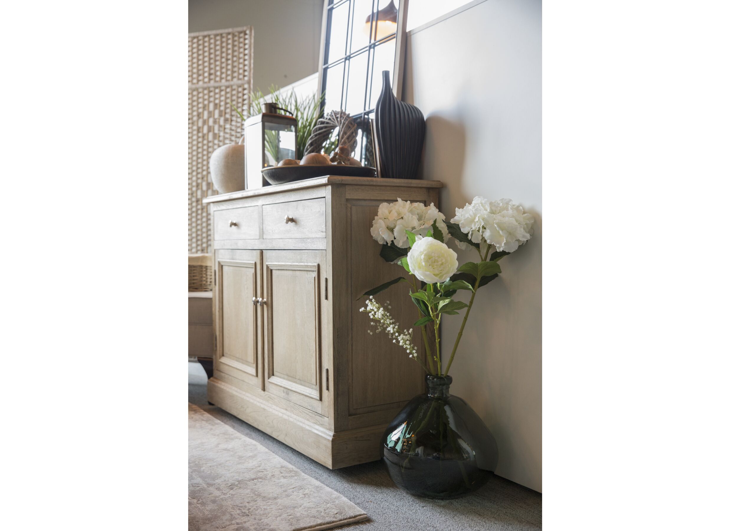 Foto ambiance - Vase H33cm - verre recyclé - vert