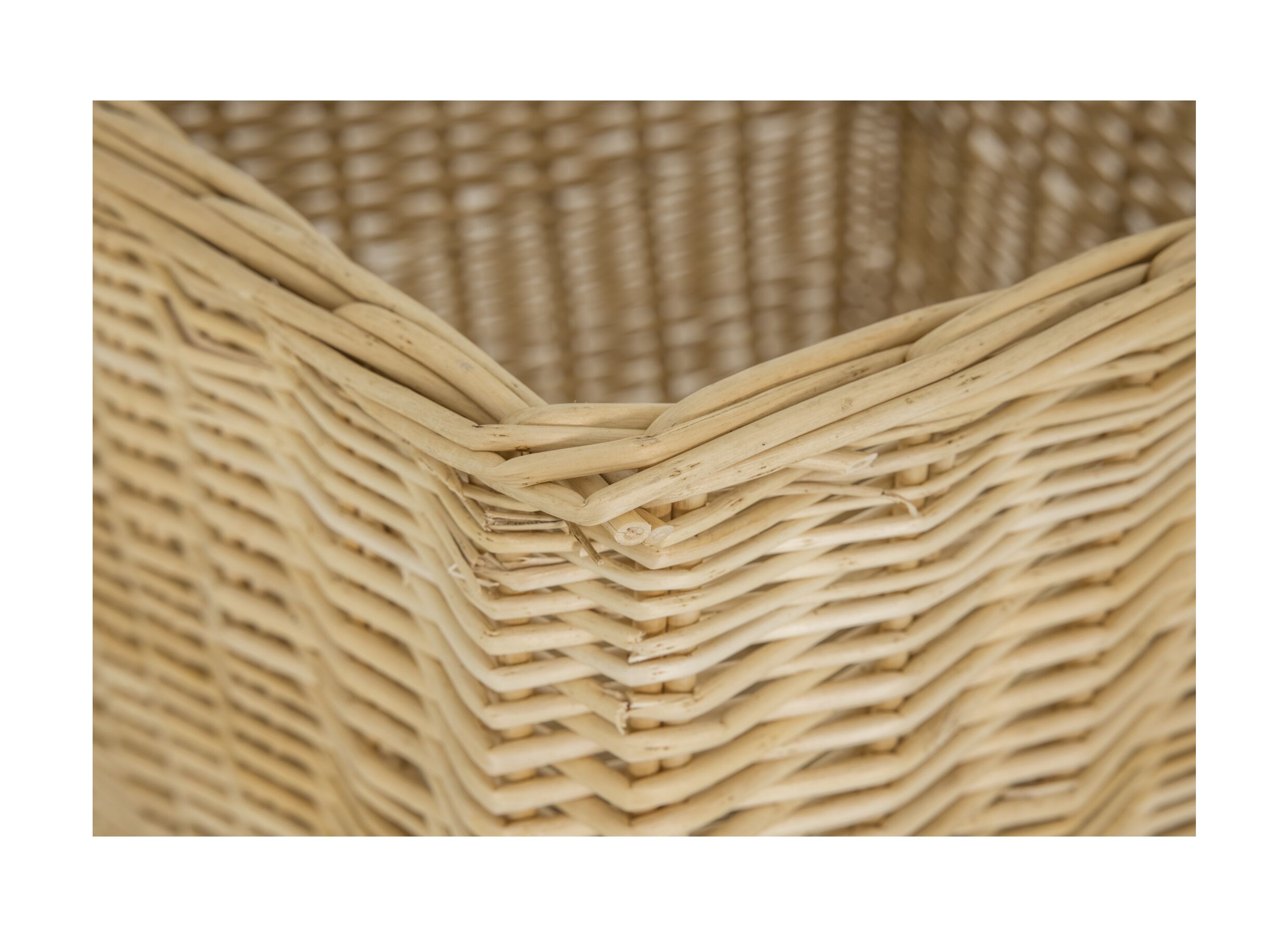 Detailfoto - Opbergmand 57x57x50cm - wilg - naturel