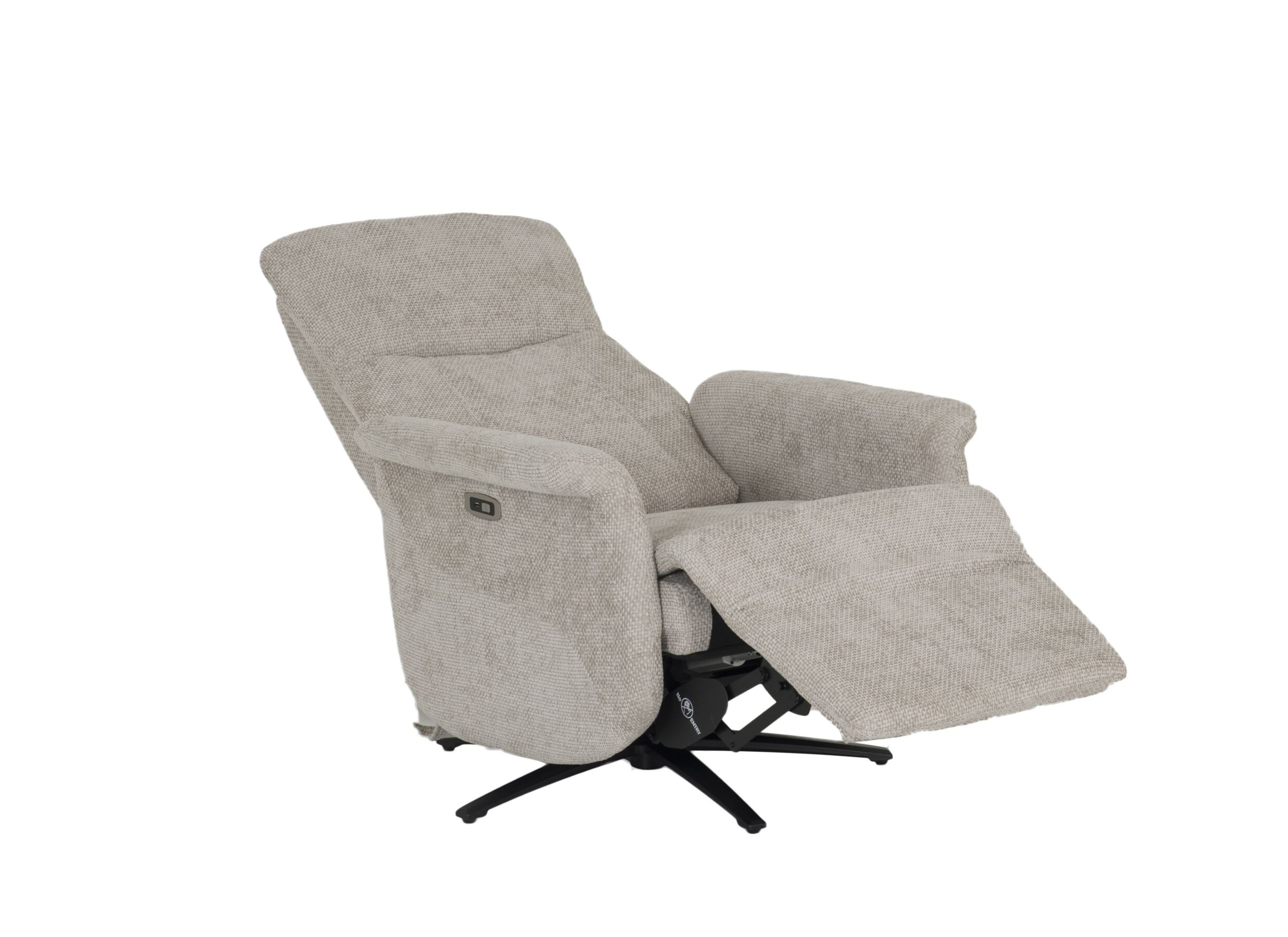 Aperçu - Fauteuil relax Wonder électrique - tissu - marron
