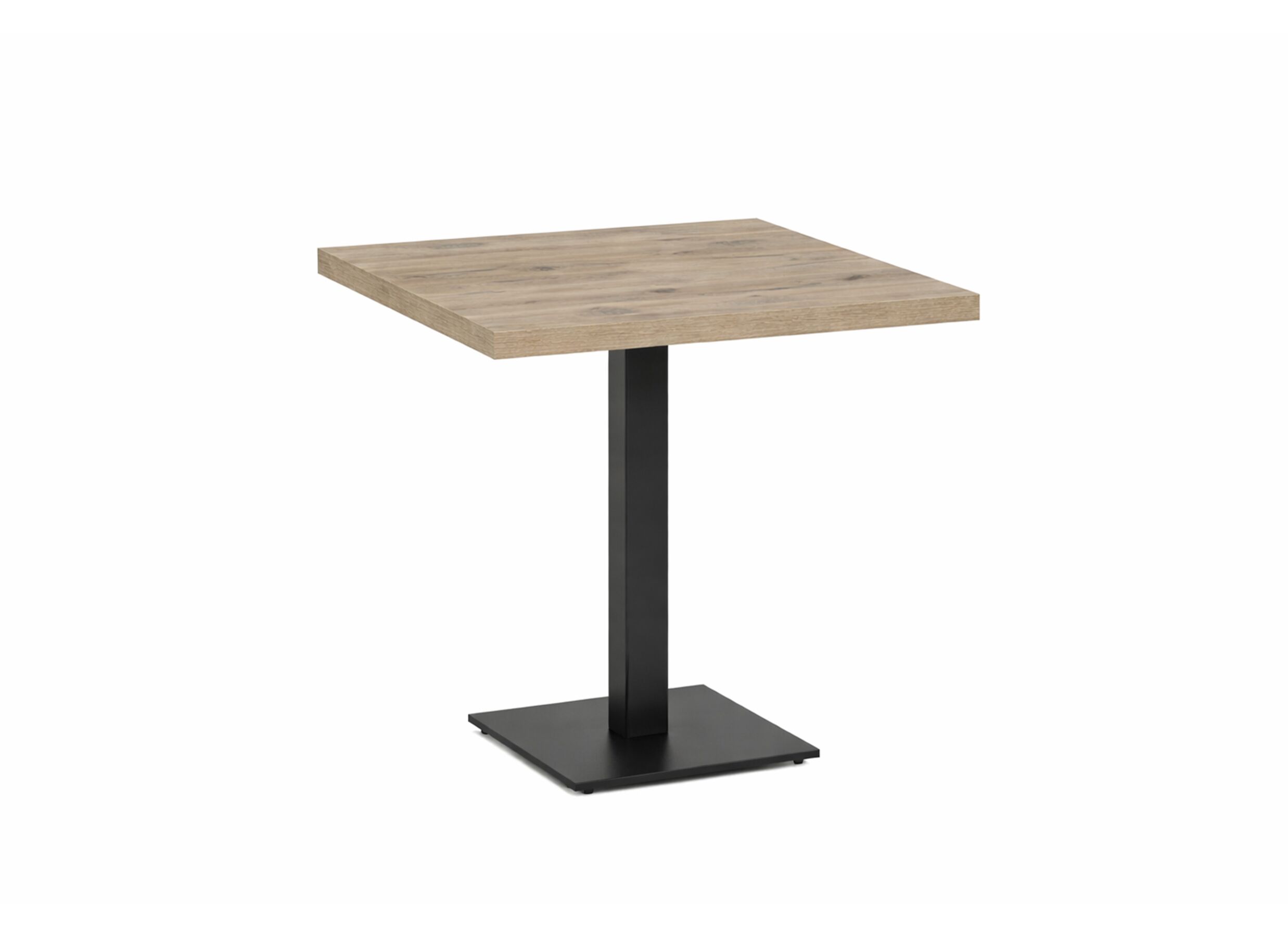 Tafel Bistro 80x80cm - melamine - canyon oak - Table Bistro 80x80cm - mélamine - canyon oak