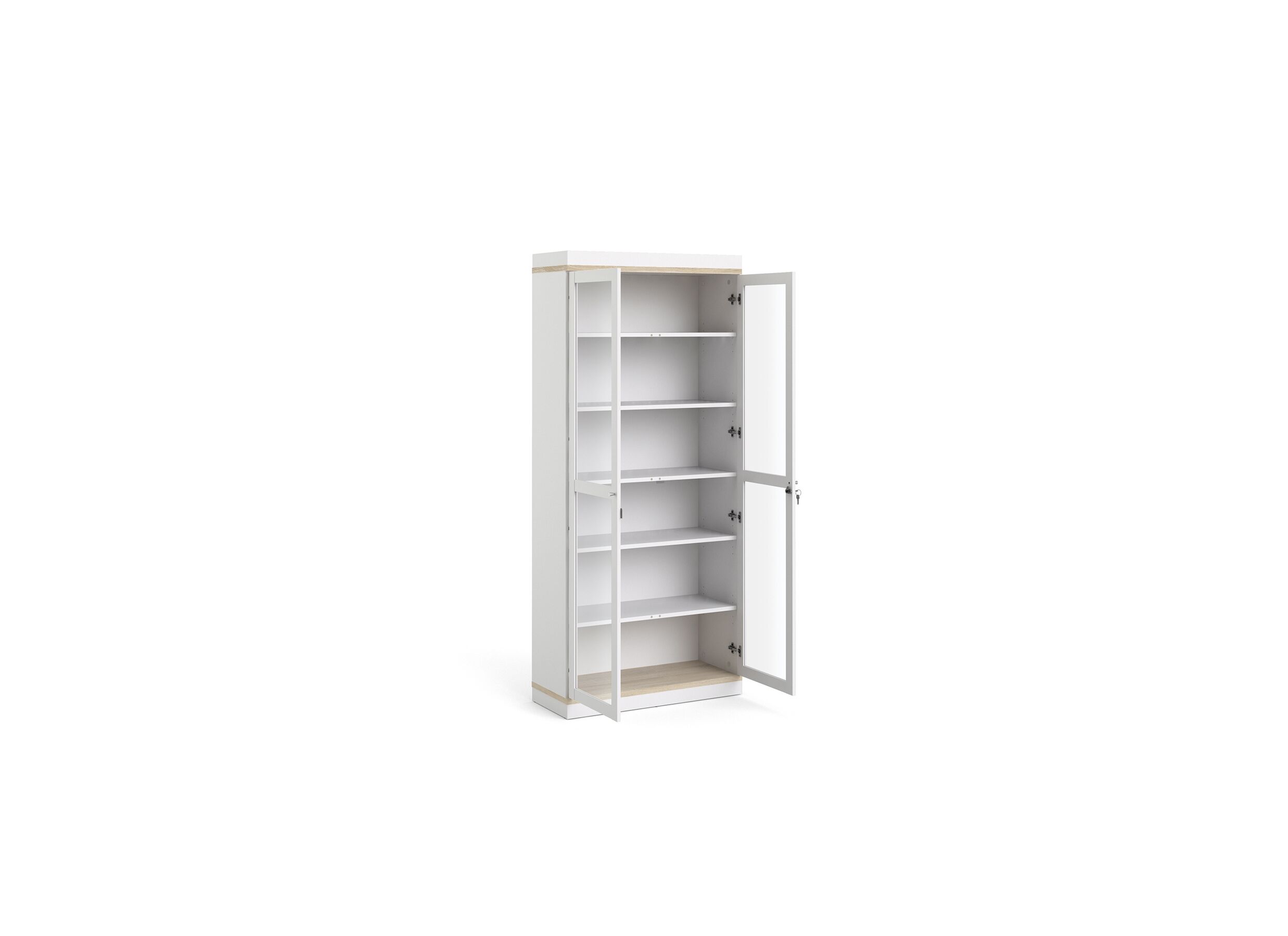 Indeling - Vitrinekast Roomers 89cm