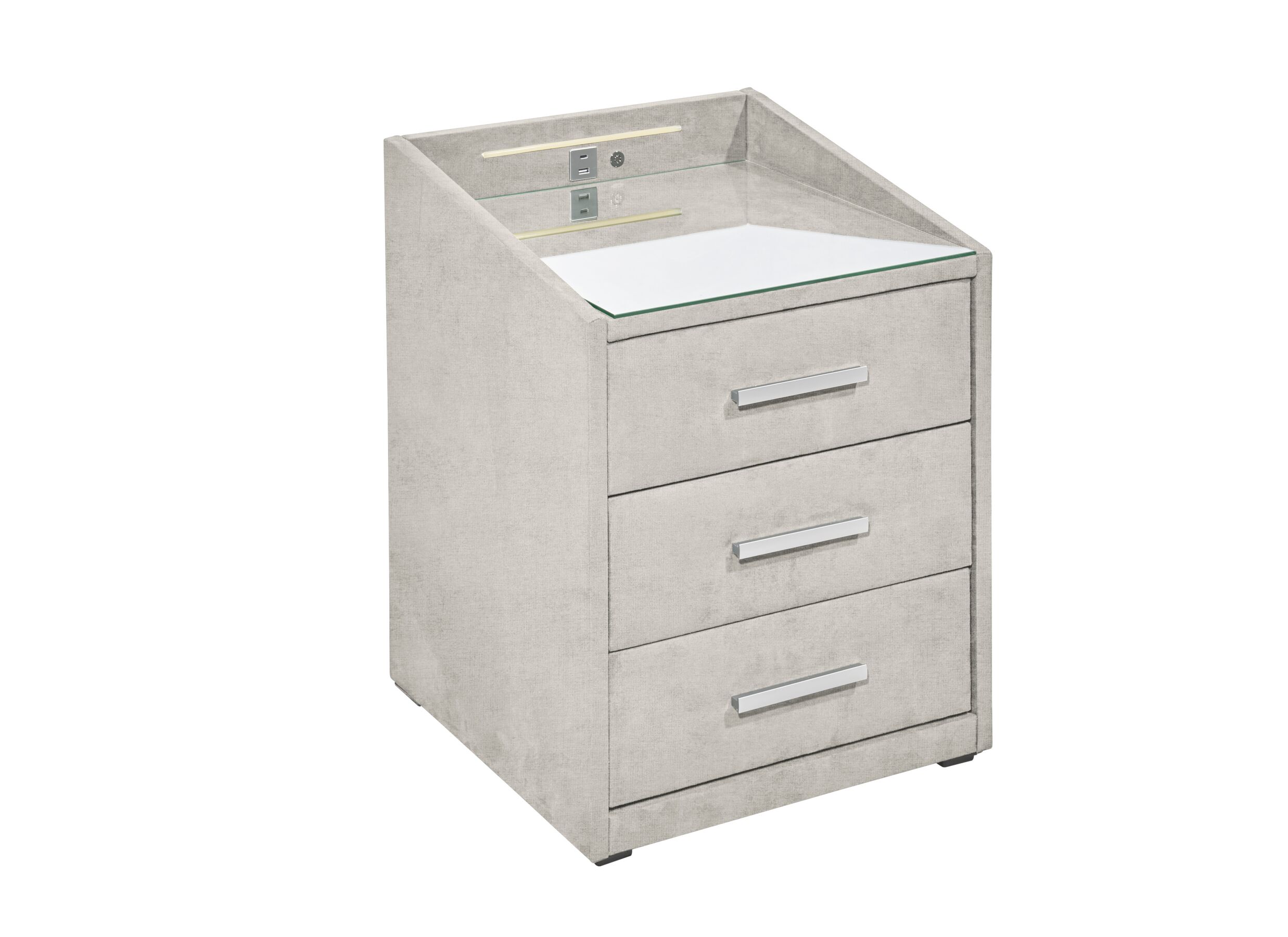 Nachtkastje Moon 48x47x62cm - Table de chevet Moon 48x47x62cm