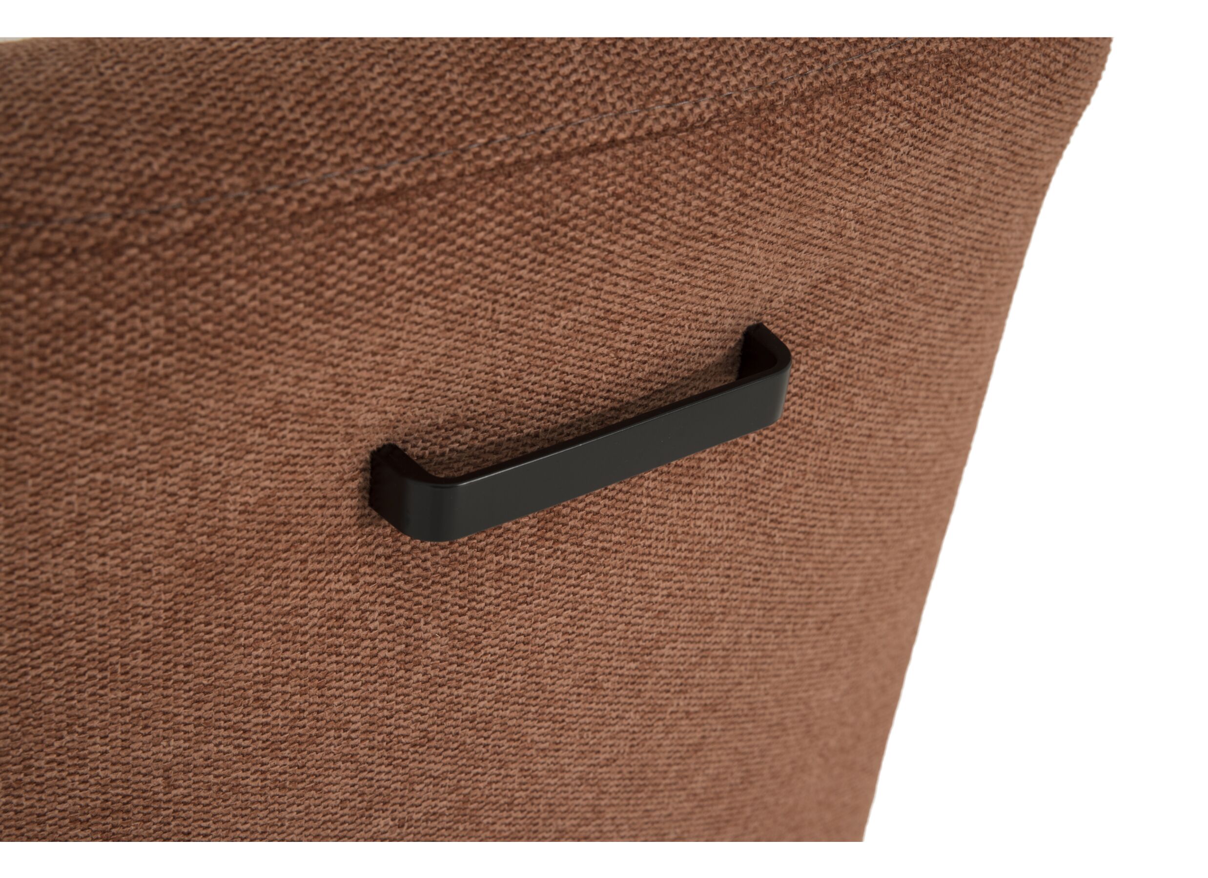 Detailfoto - Stoel Larissa 50x70x100cm - stof - bruin