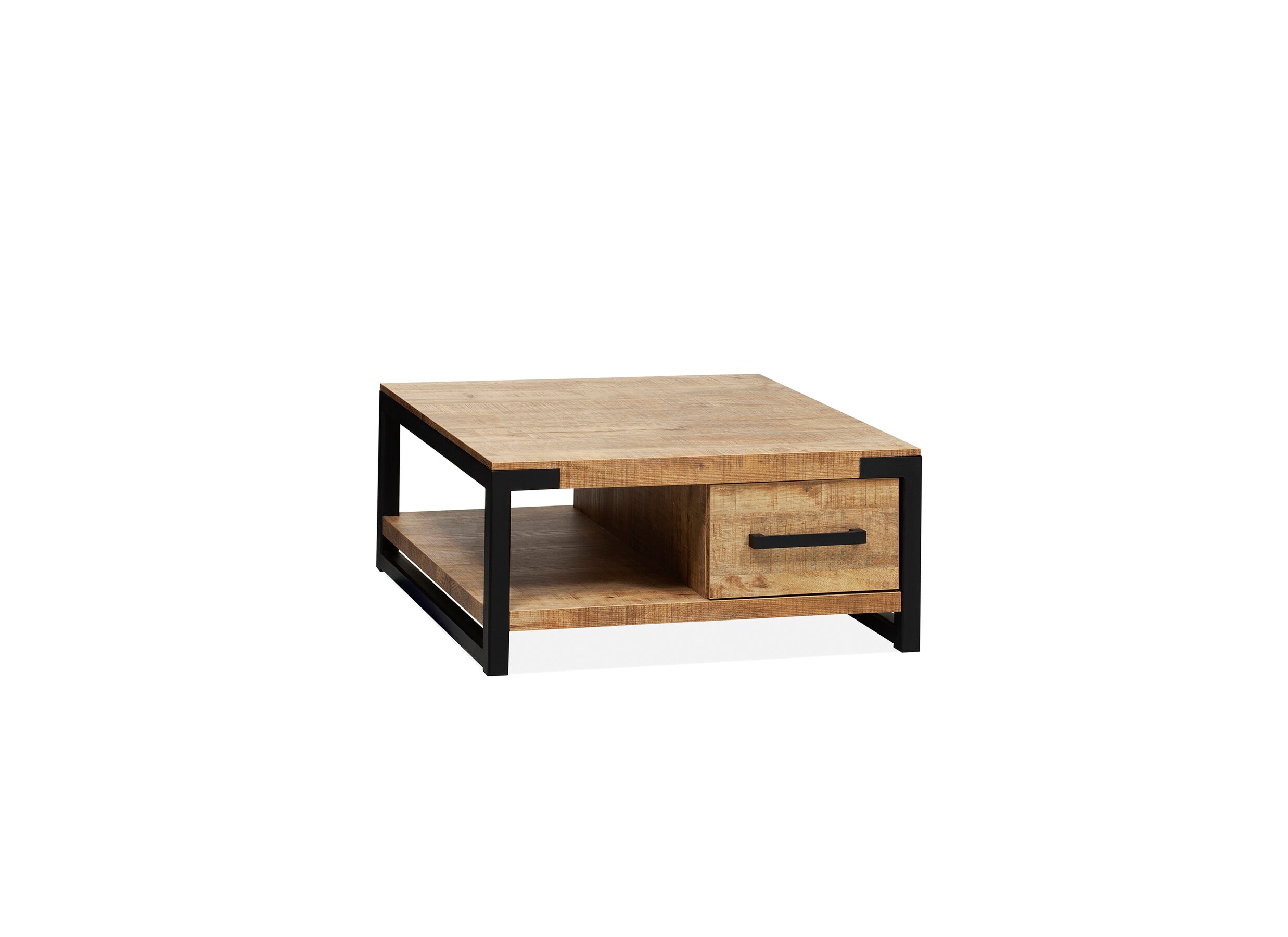Salontafel Galaxy 85x85cm - lamulux - mango met opbergruimte