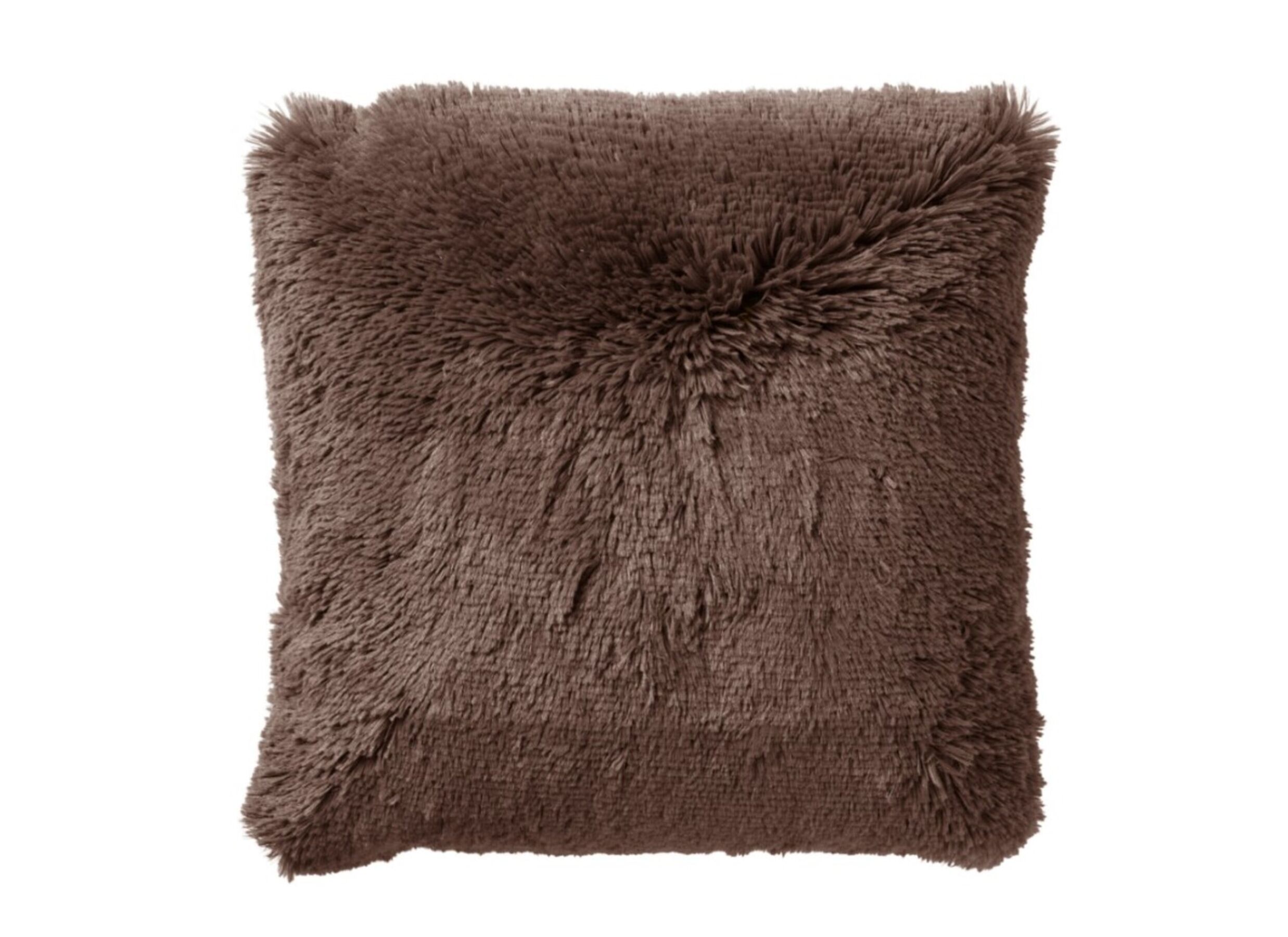 Kussen Fluffy 45x45cm - polyester - chocolat martini - Coussin Fluffy 45x45cm - polyester - chocolat martini