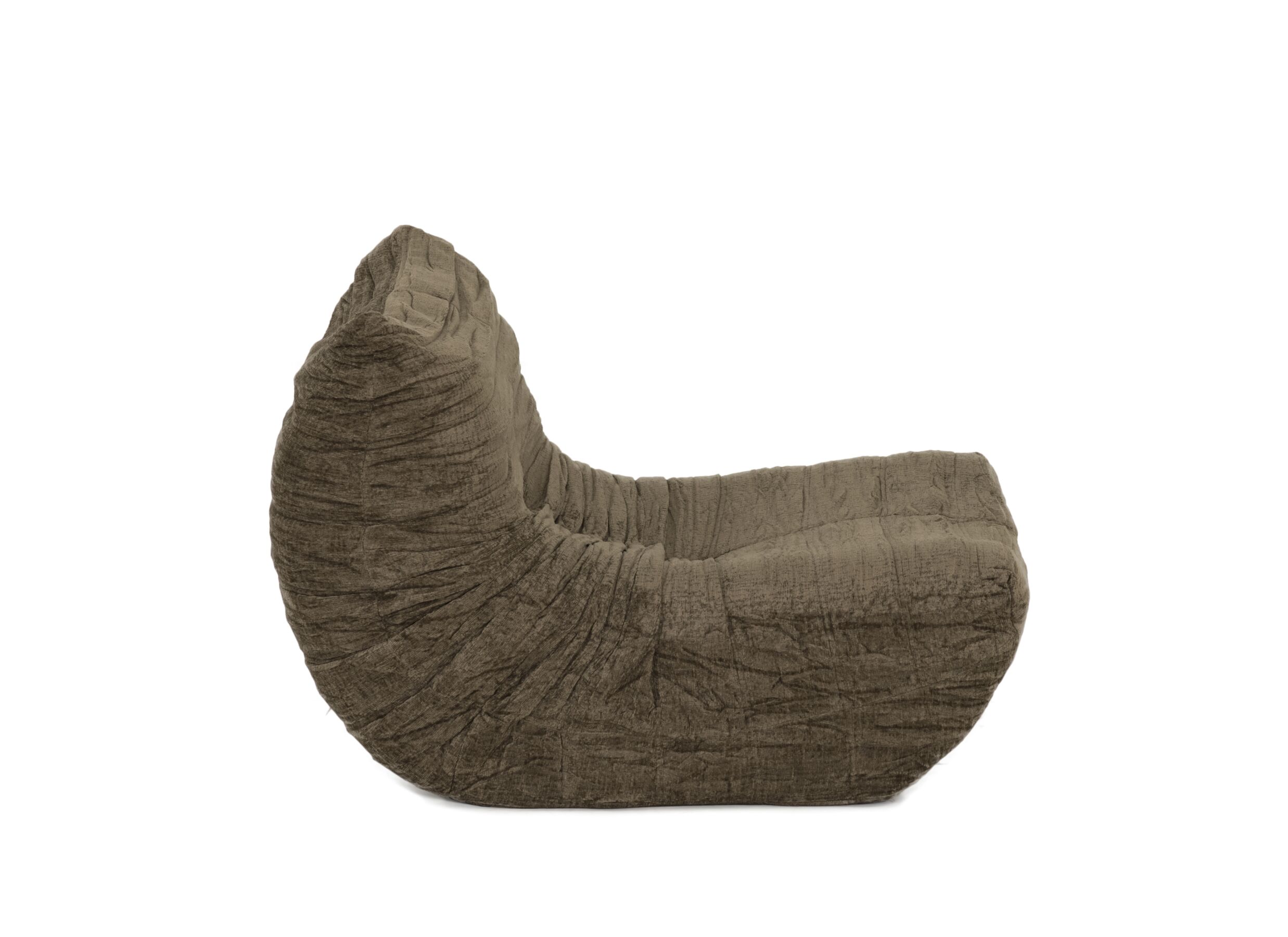 Aperçu - Fauteuil Ragazzi 83x100x74cm - tissu - vert kaki foncé