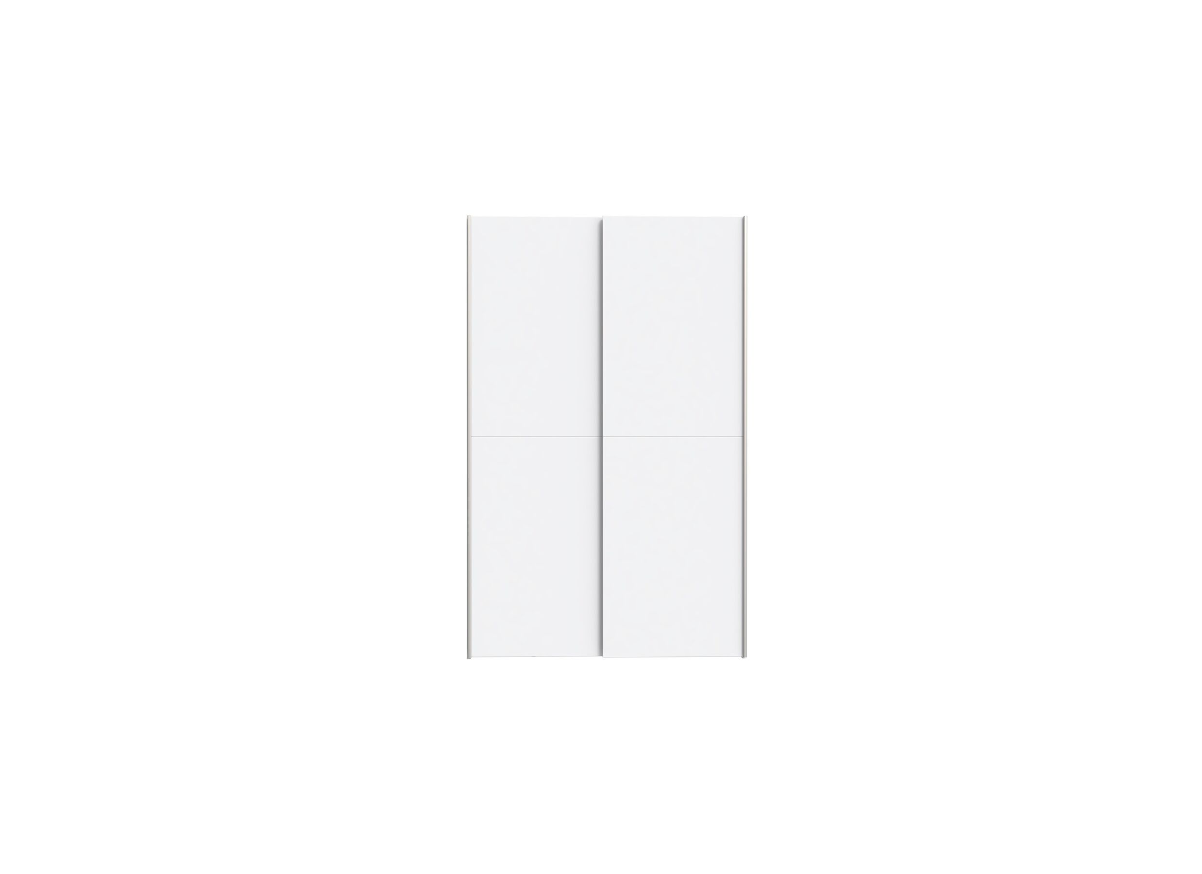 Schuifdeurkast Ozzula 120cm - decor - wit