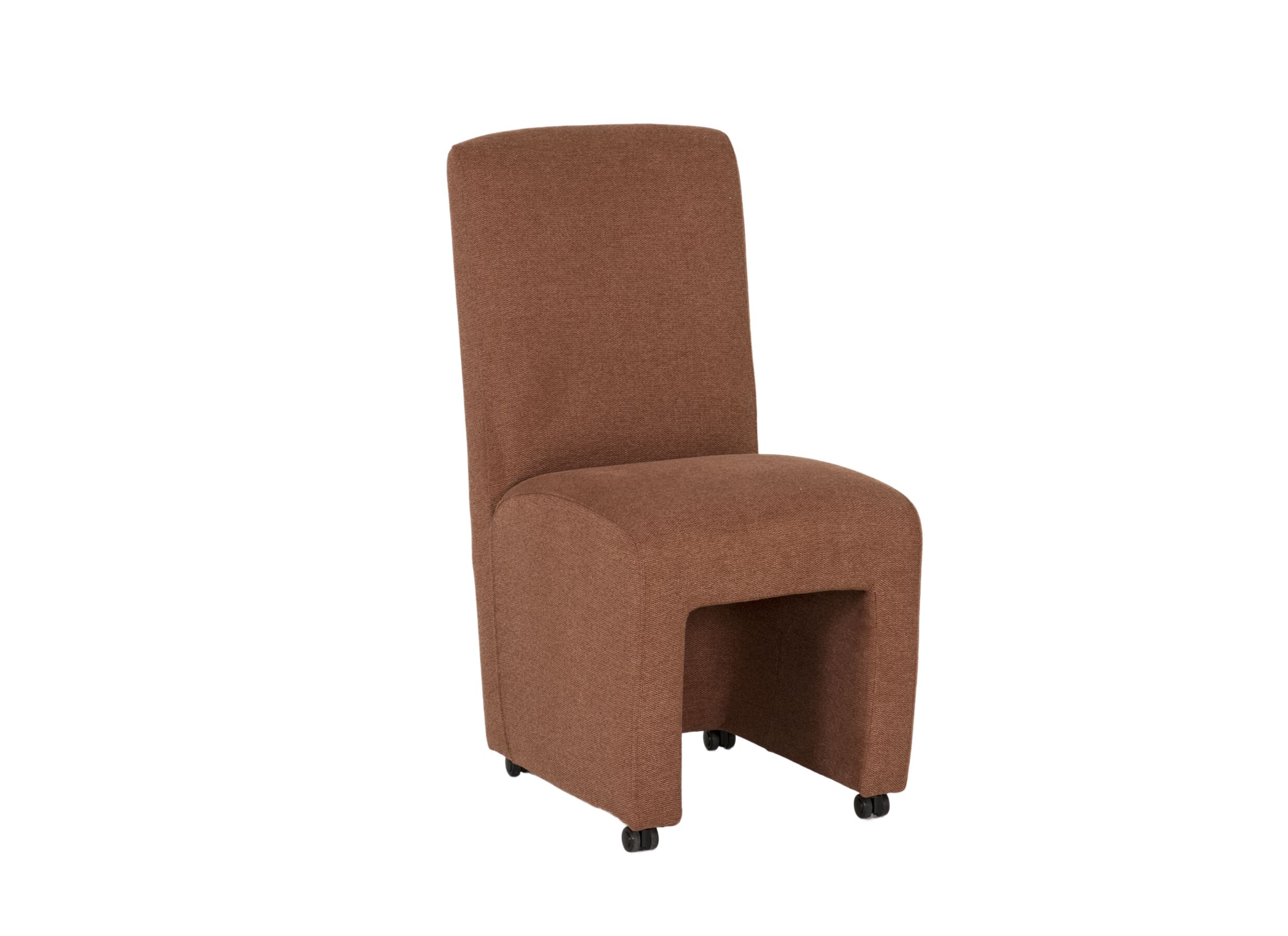 Stoel Larissa 50x70x100cm - stof - bruin