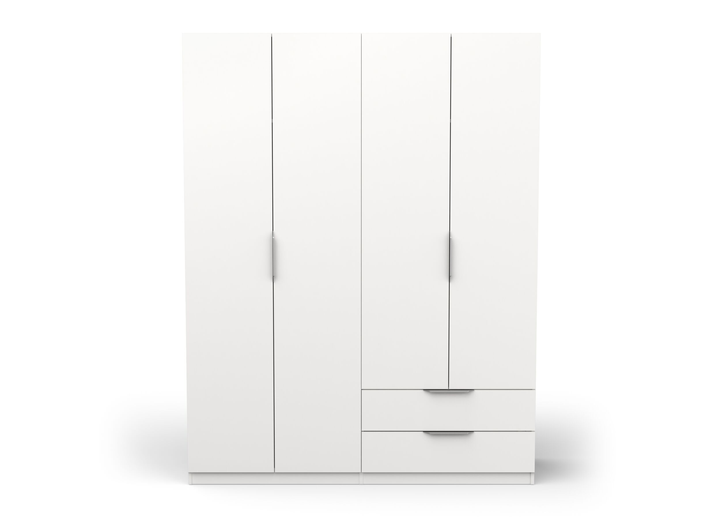 Garde-robe Ghost 157cm - décor - blanc