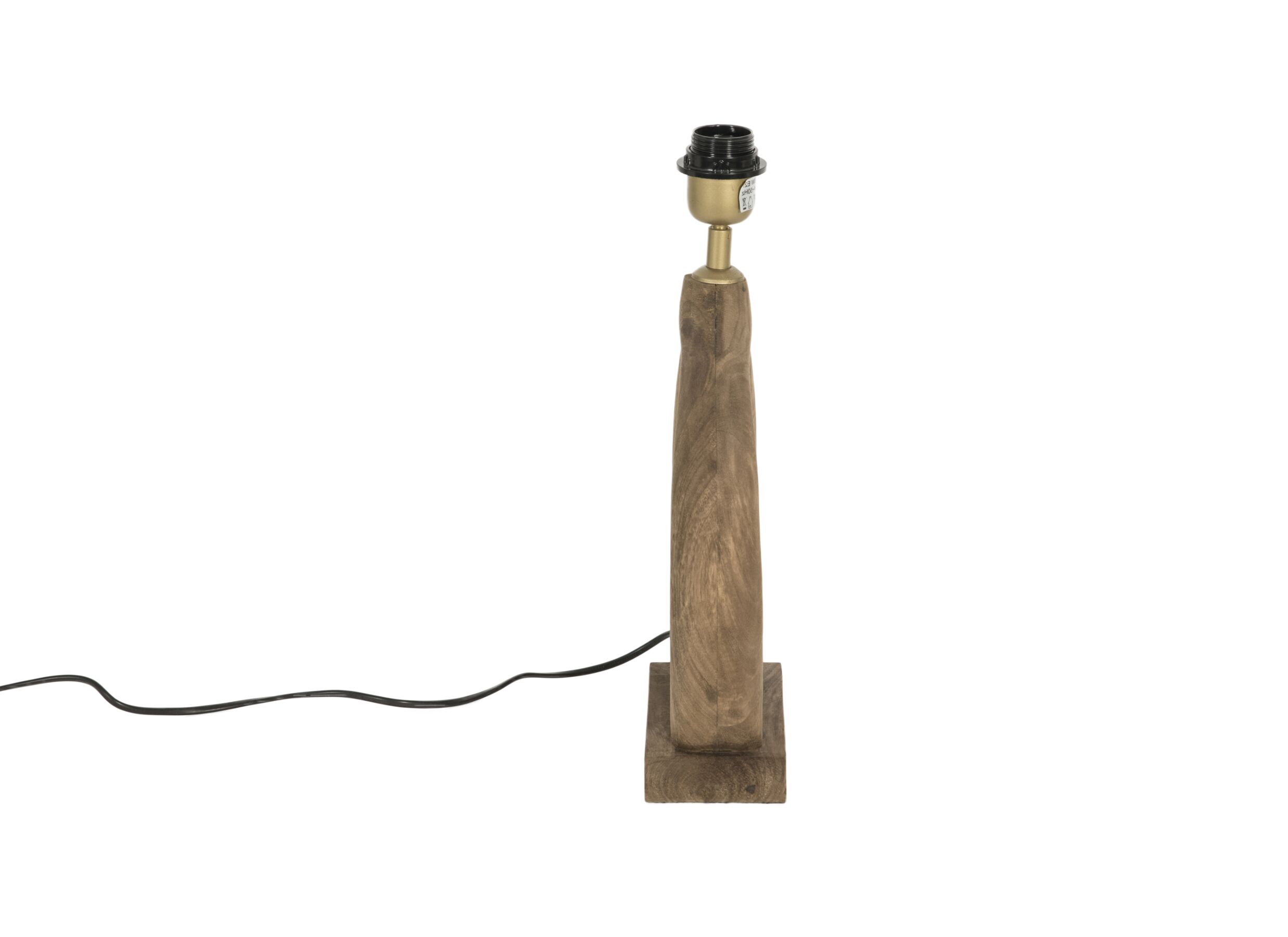 Aperçu - Pied de lampe E27 H30cm - bois - naturel