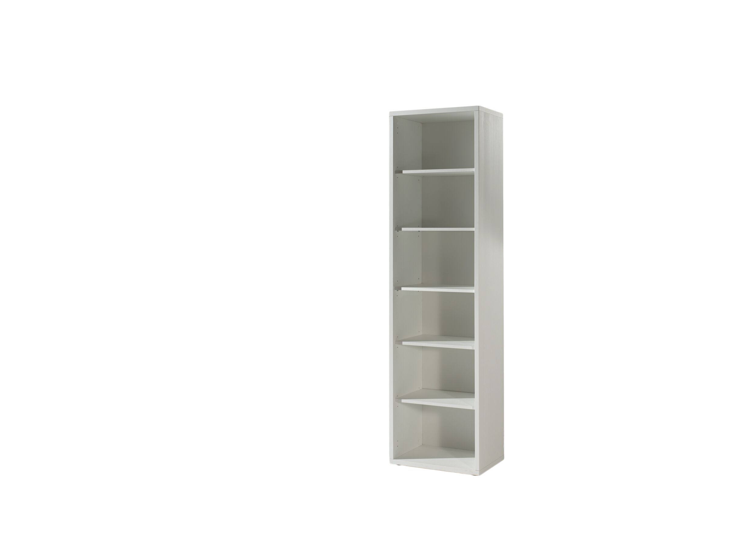 Bibliothèque Pronto 1 60x216x40cm - mélamine - blanc