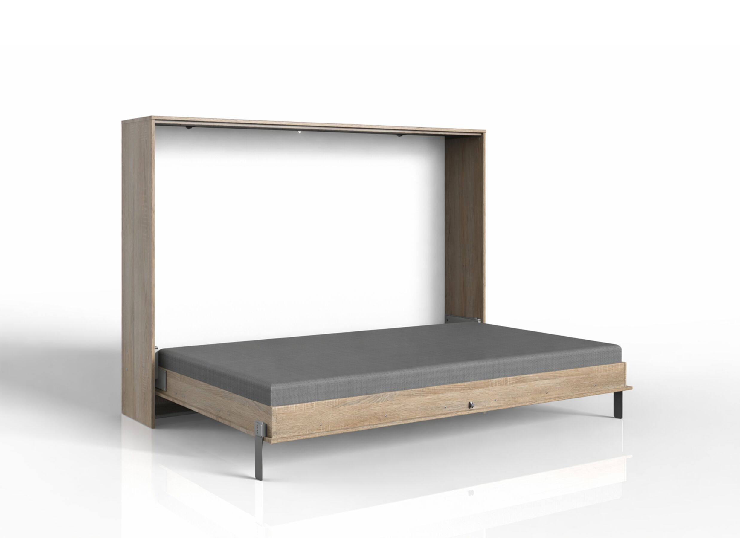 Opklapbed Juist Sonoma 140x200cm - decor - imitatie eik - Opklapbed Juist Sonoma 140x200cm - decor - imitatie eik