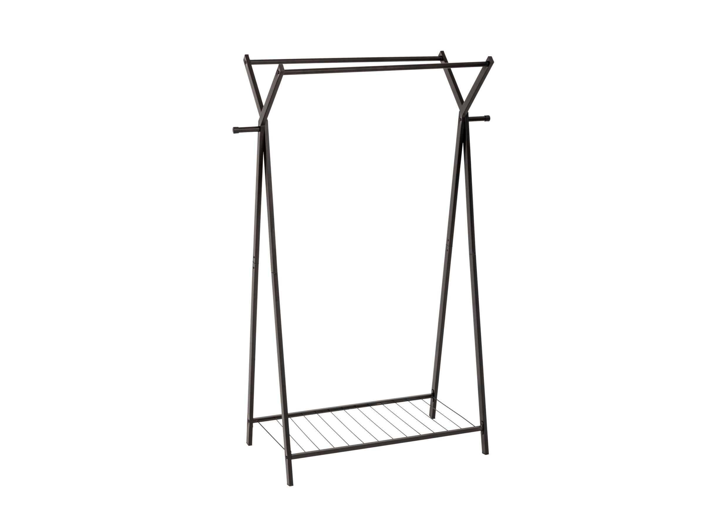 Kledingrek Metty 98x43 - Portant Metty 98x43,5x145cm - acier - noir