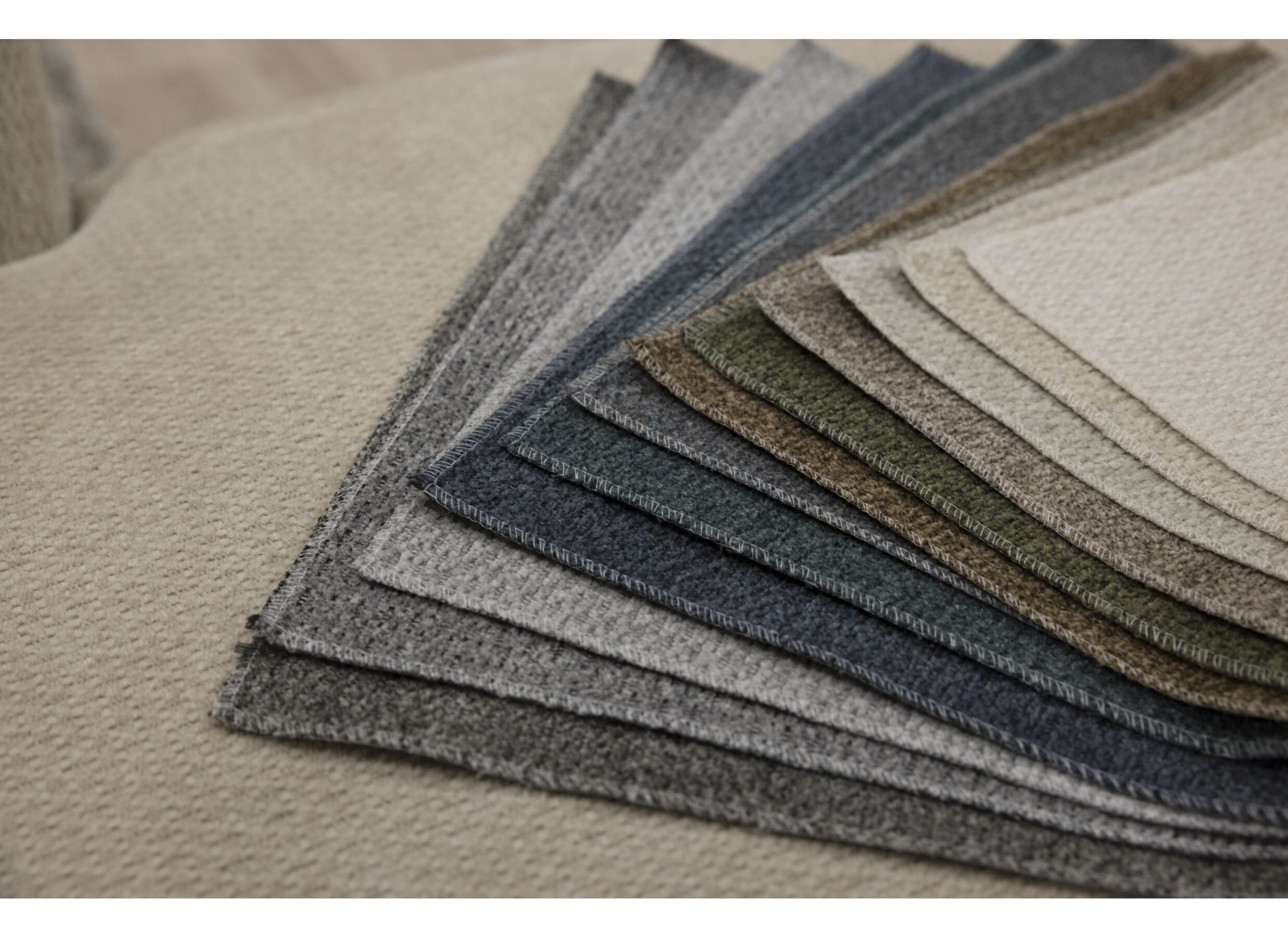 Kleurstaal - Hoeksalon Namur 293x160cm - stof - beige